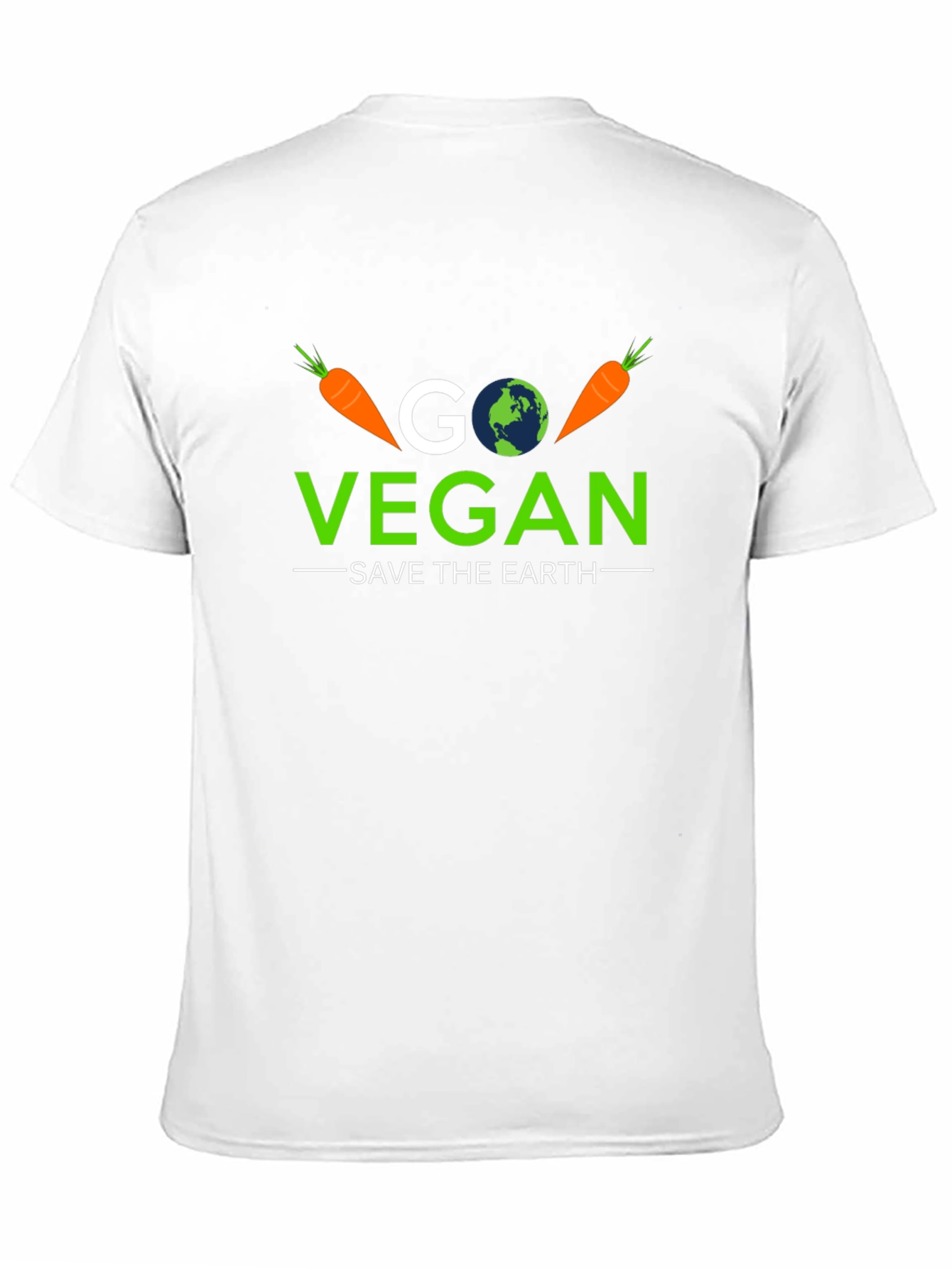 Go Vegan Save the Earth T-Shirt - 11