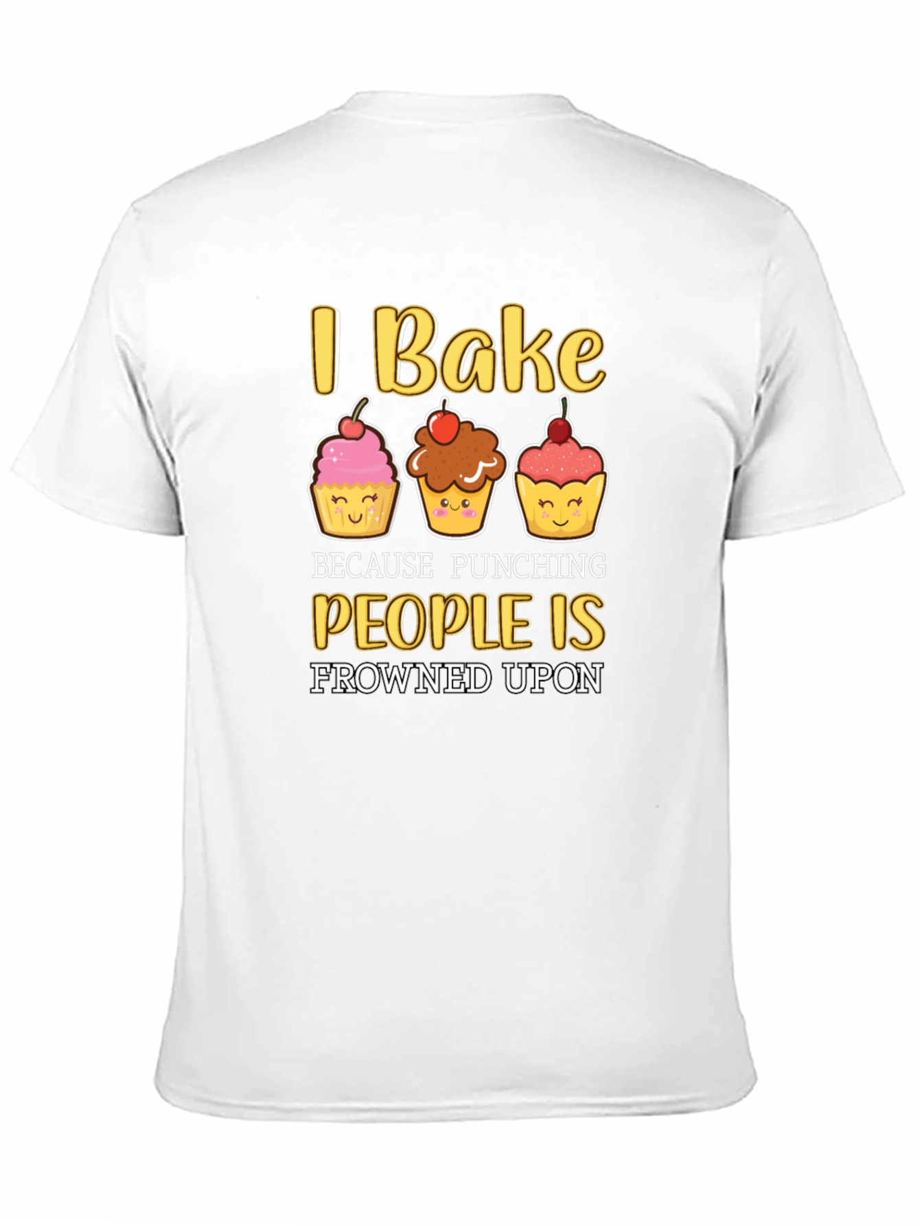 Black I Bake Funny Graphic T-Shirt view 11