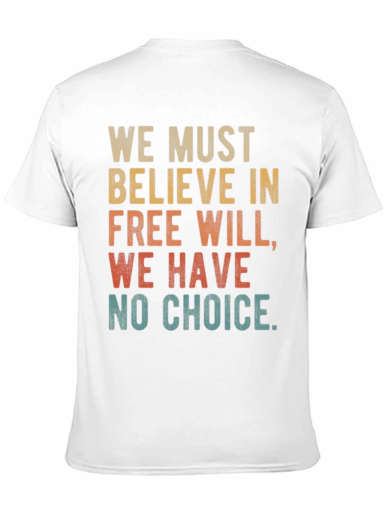 Black Free Will T-Shirt - We Must Believe Tee view 11