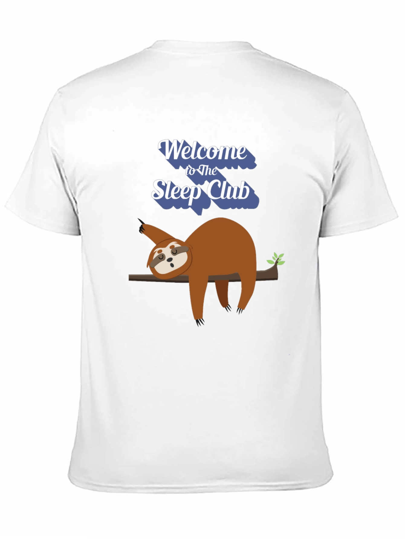 Black Sleep Club Sloth Graphic T-Shirt - Relaxed Fit view 11