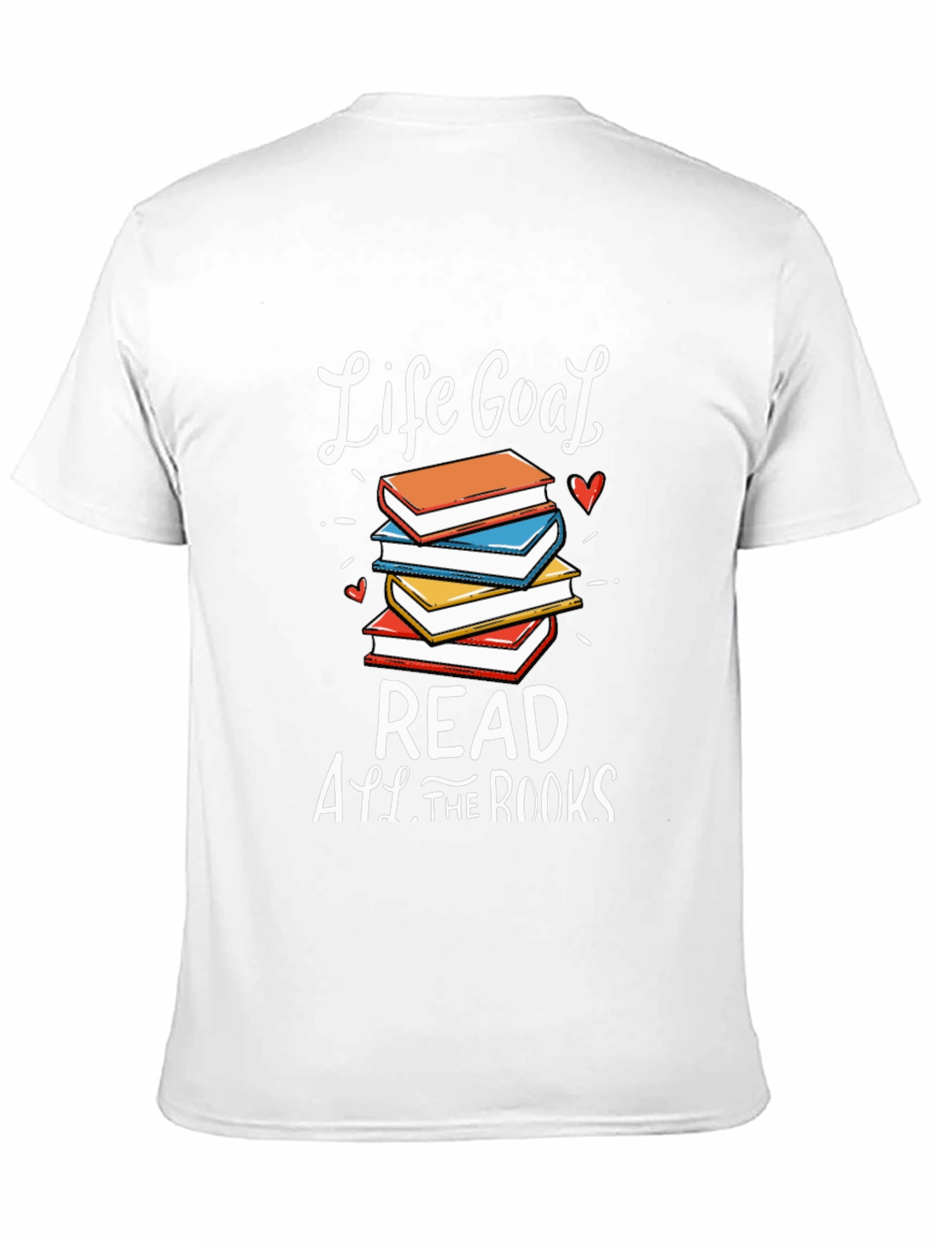 Black Life Goal Read All The Books T-Shirt view 11