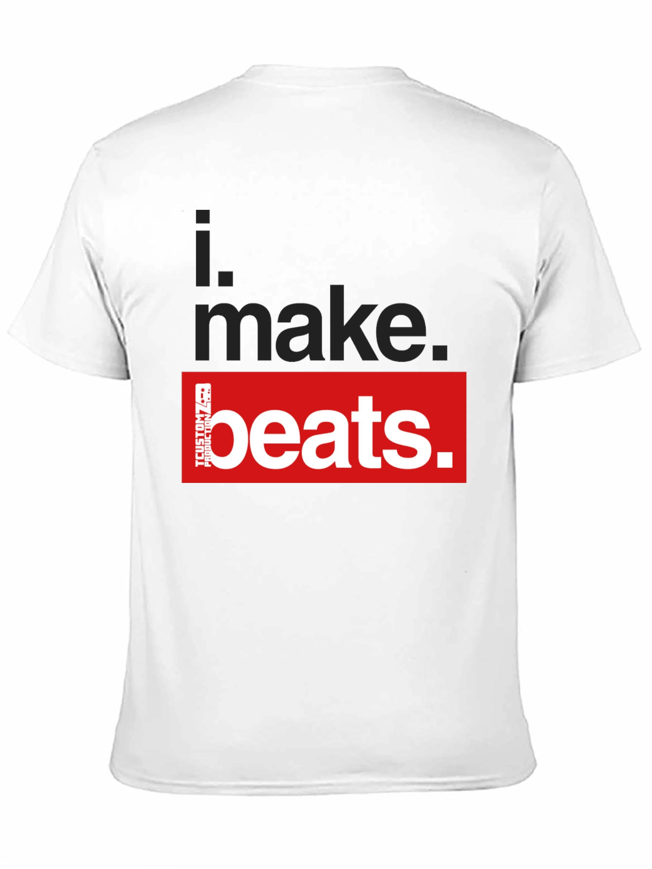 Black I Make Beats Graphic T-Shirt - Black view 11