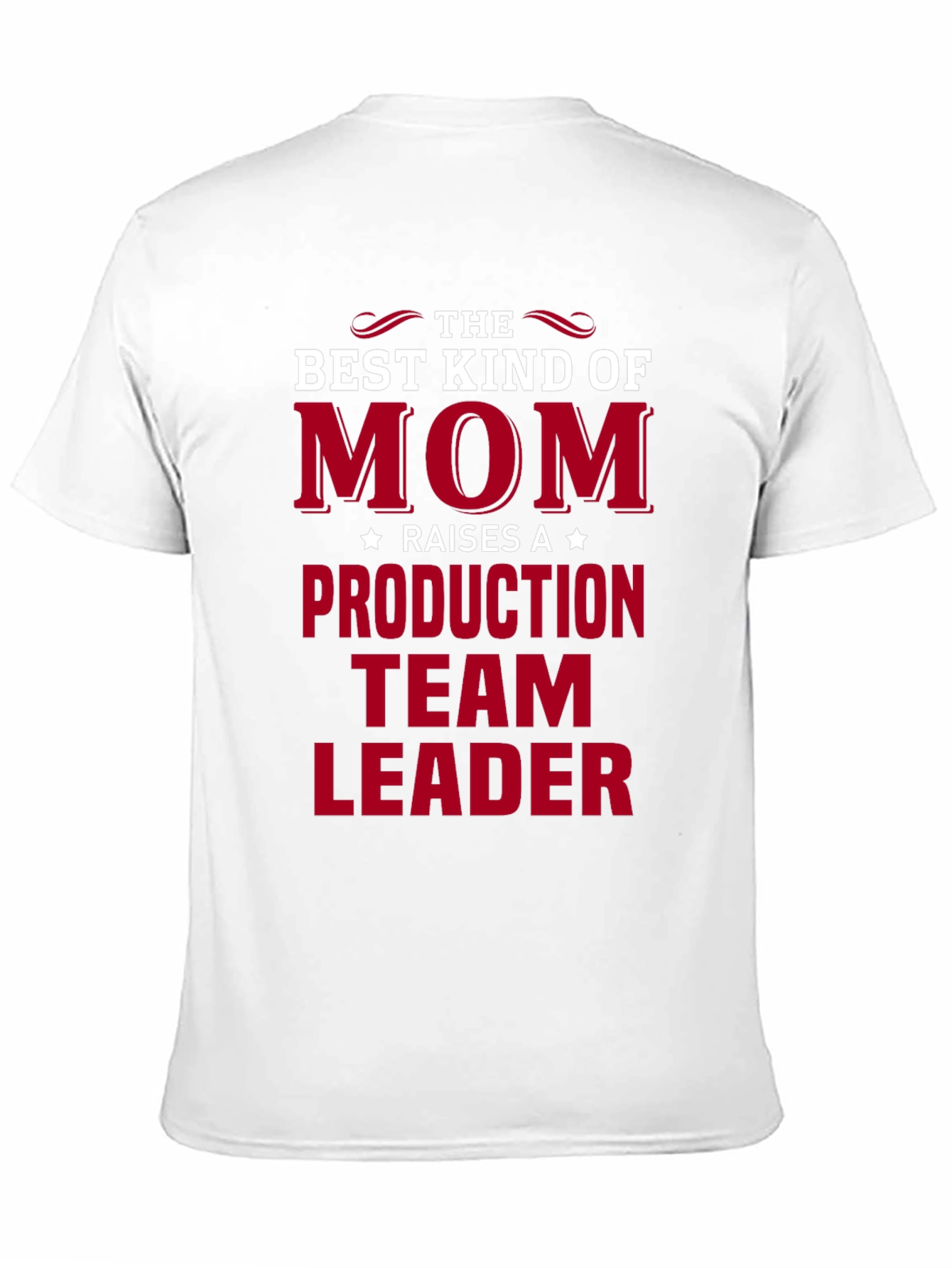 Black Production Team Leader Mom Graphic Tee view 11