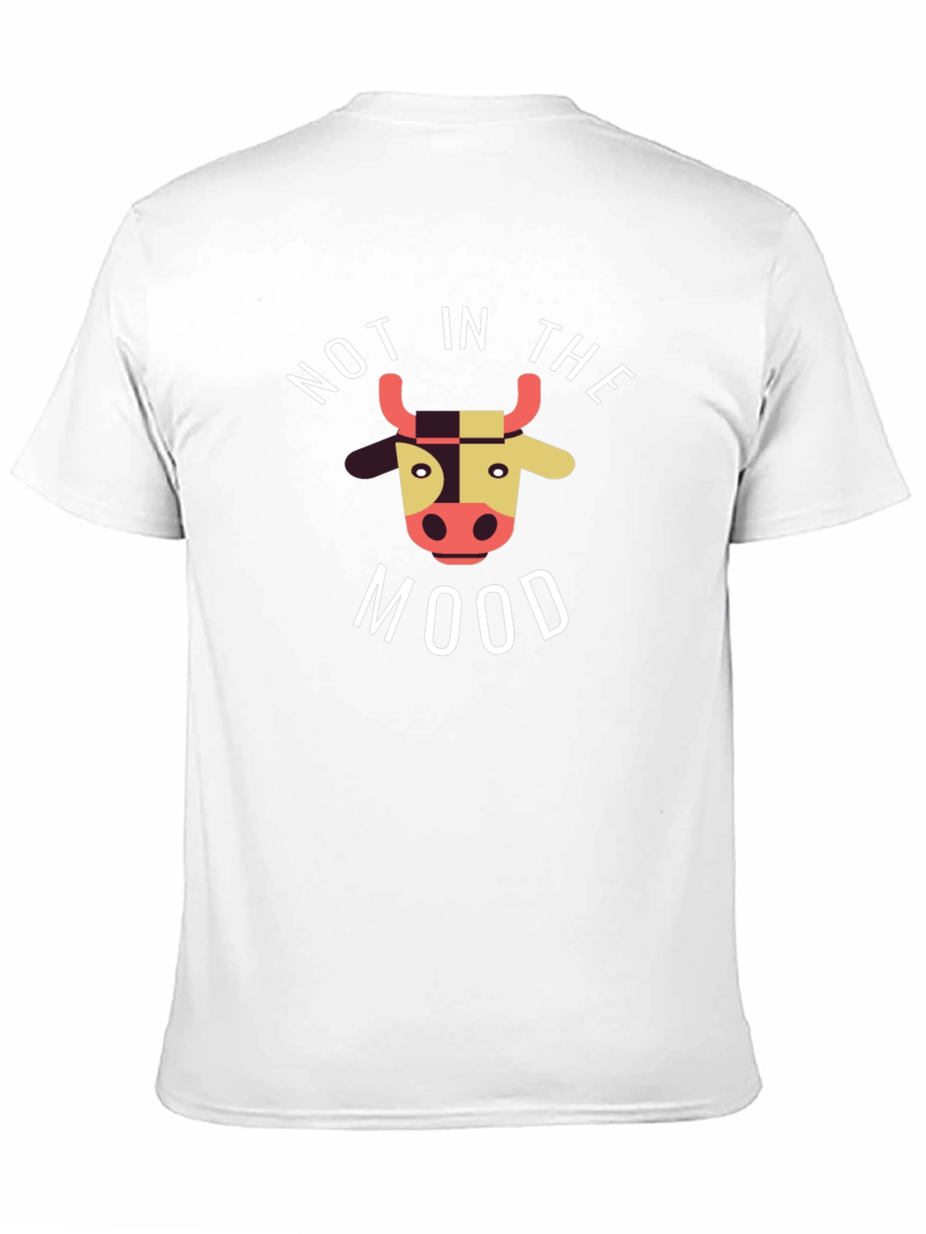 Black Not in the Mood Cow Graphic Tee - Black view 11