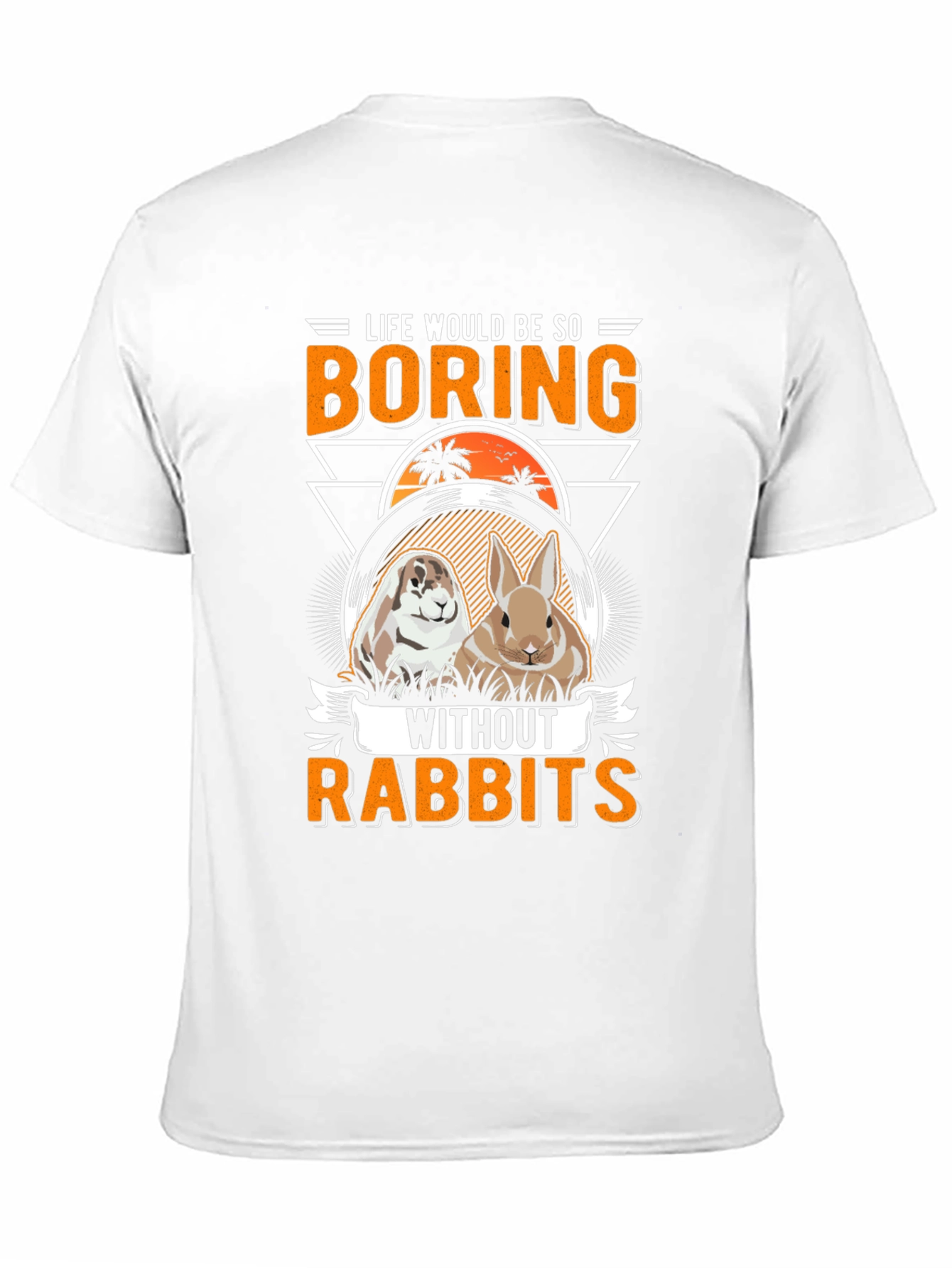 Black Life Would Be So Boring Without Rabbits T-Shirt view 11