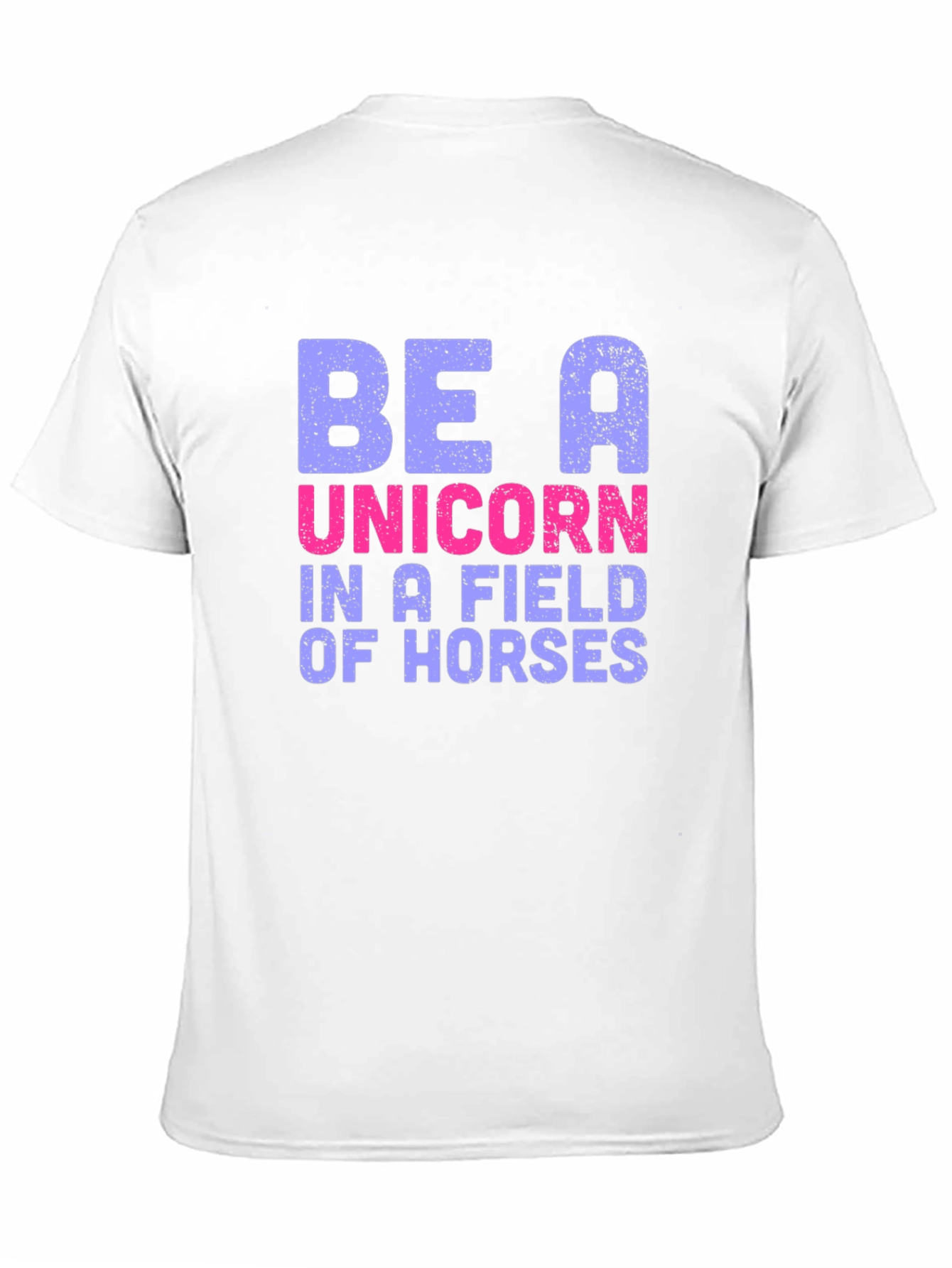 Black Be A Unicorn T-Shirt - Novelty Graphic Tee view 11