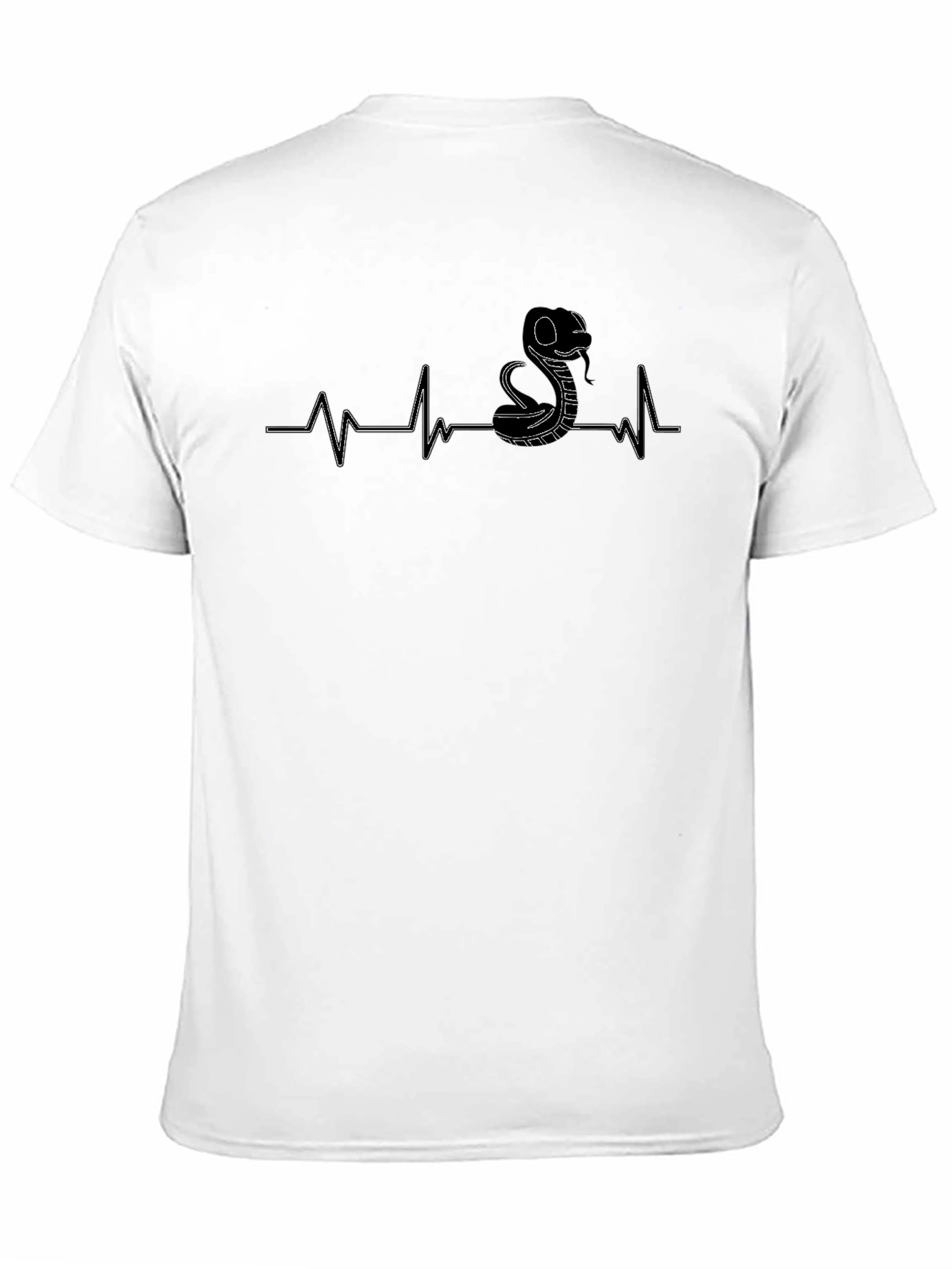 Black Snake Heartbeat T-Shirt - Cobra Pulse view 11