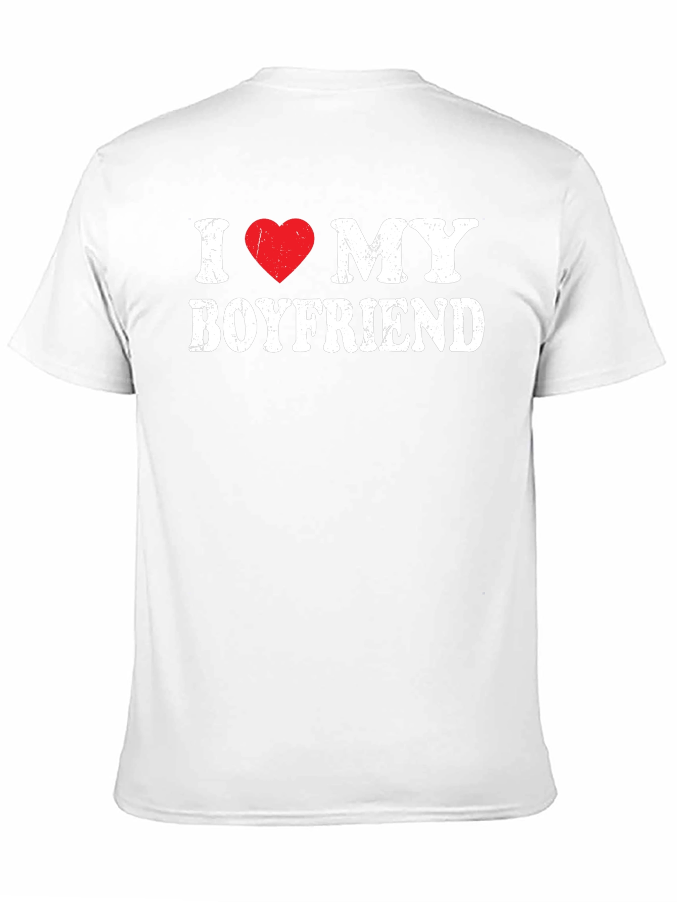 Black I Love My Boyfriend T-Shirt view 11