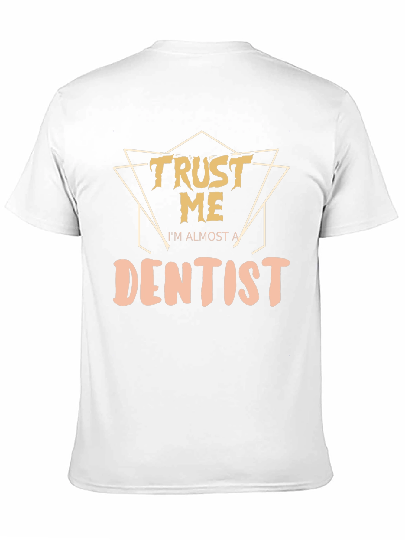 Black Trust Me I'm Almost a Dentist T-Shirt - Black Cotton Tee view 11