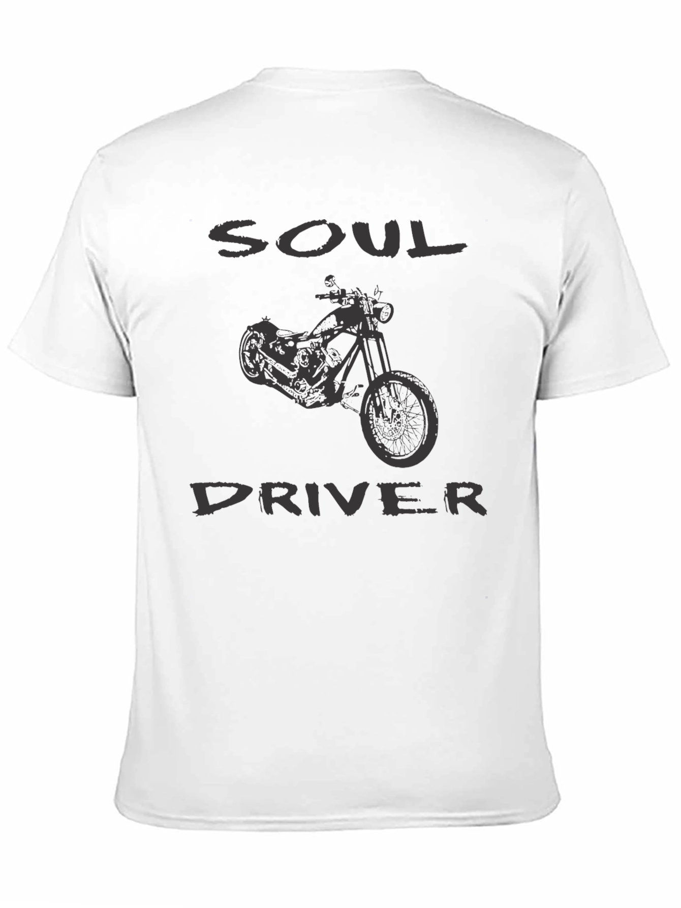 Black Soul Driver Motorcycle Graphic T-Shirt view 11