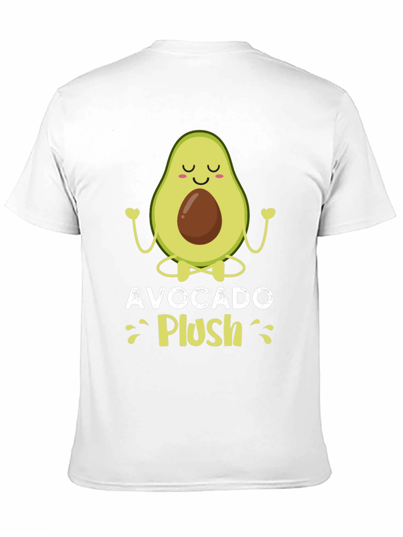 Black Avocado Plush T-Shirt - Yoga Style Tee view 11