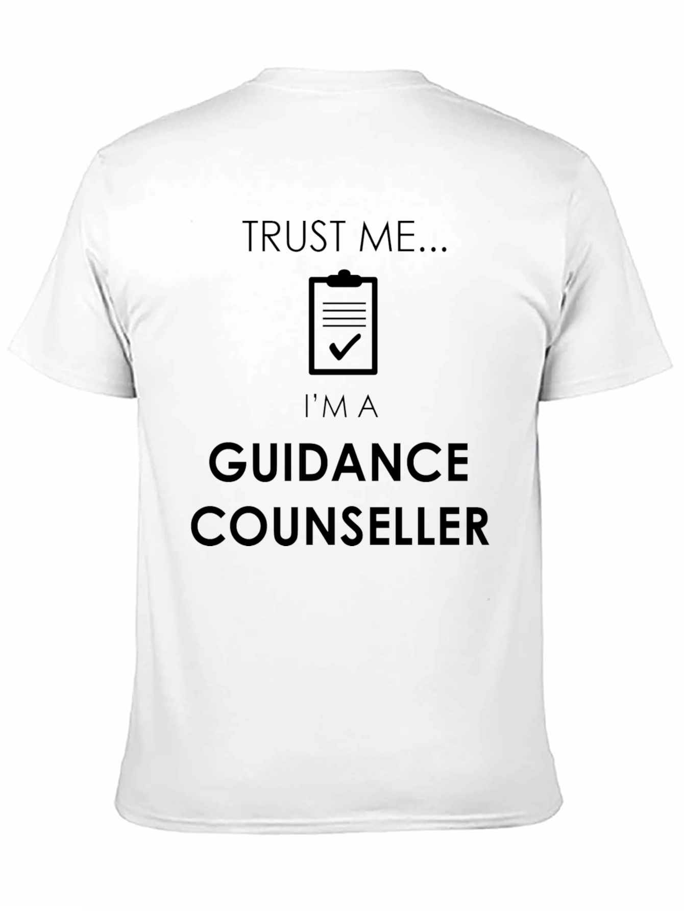 Black Guidance Counsellor Trust Me Graphic Tee view 11