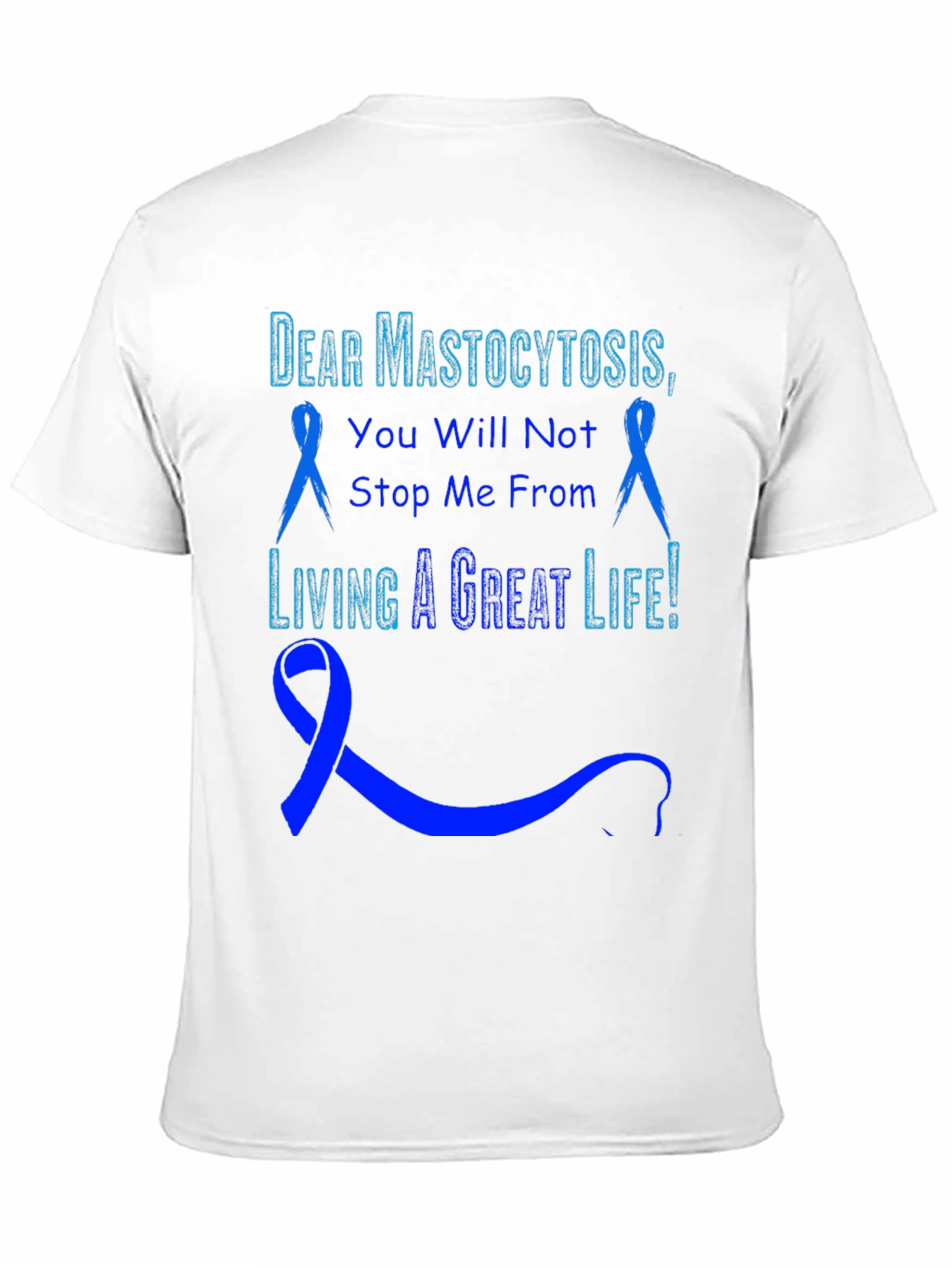 Black Mastocytosis Awareness T-Shirt view 11