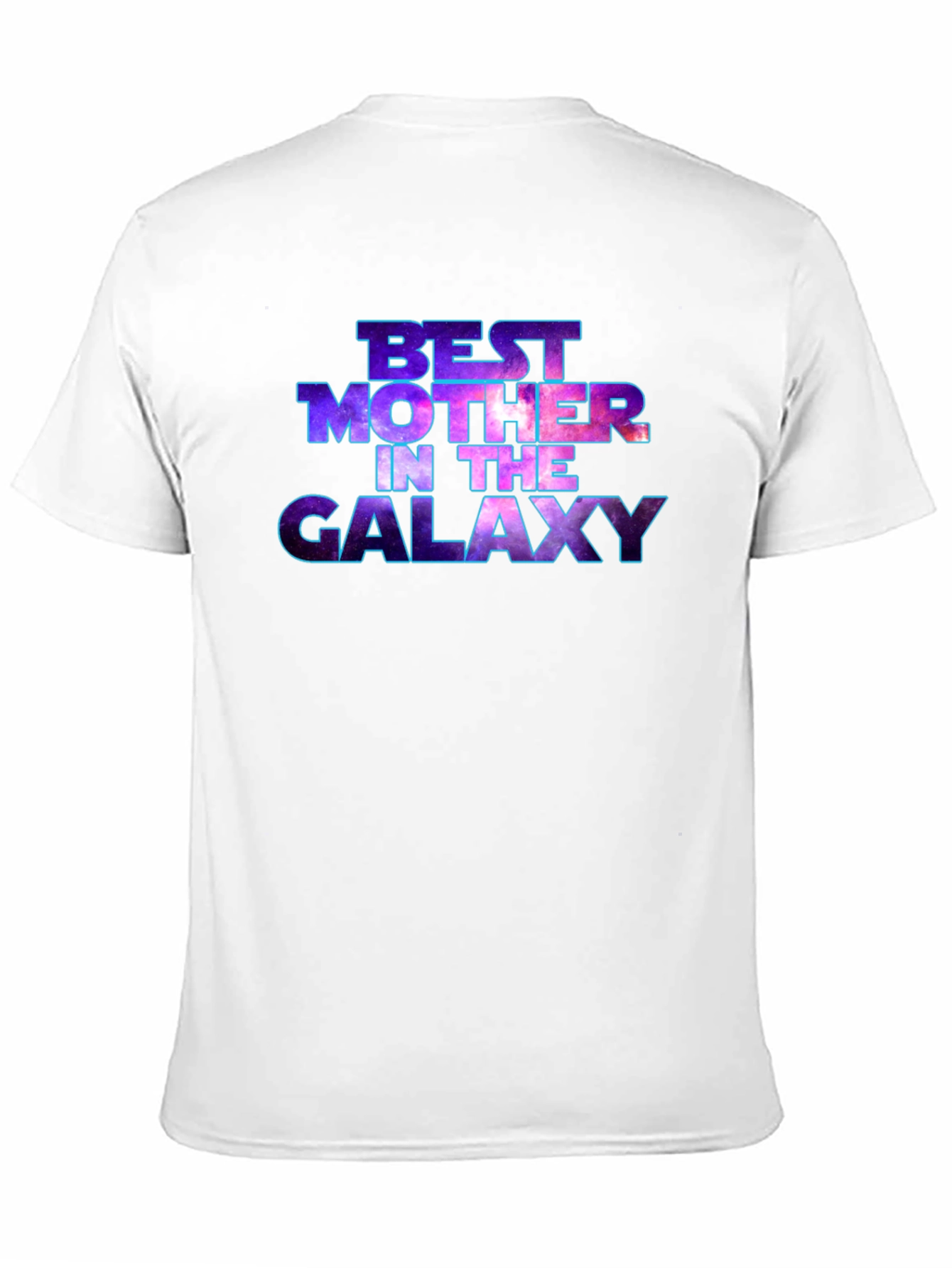 Black Best Mother in the Galaxy T-Shirt view 11