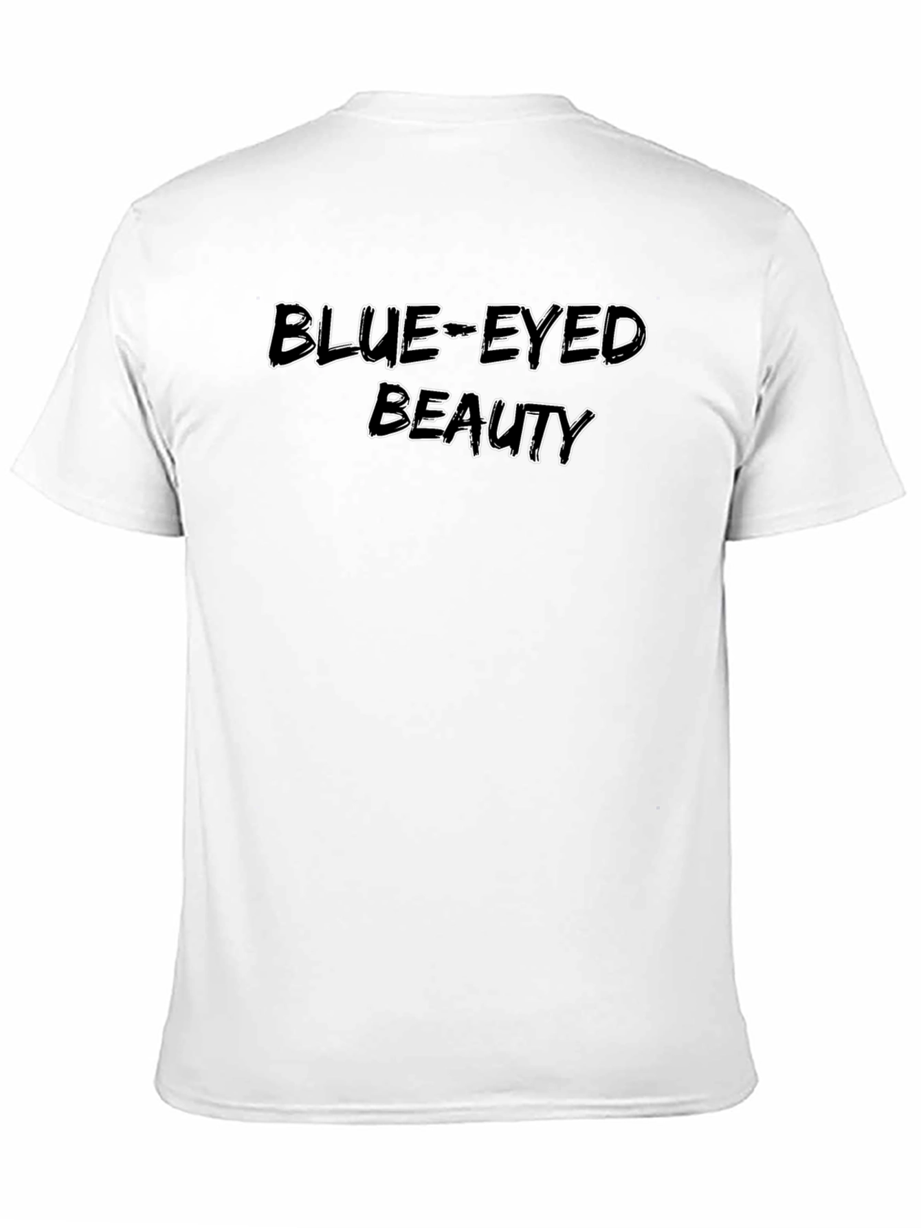 Black Blue-Eyed Beauty Black T-Shirt view 11
