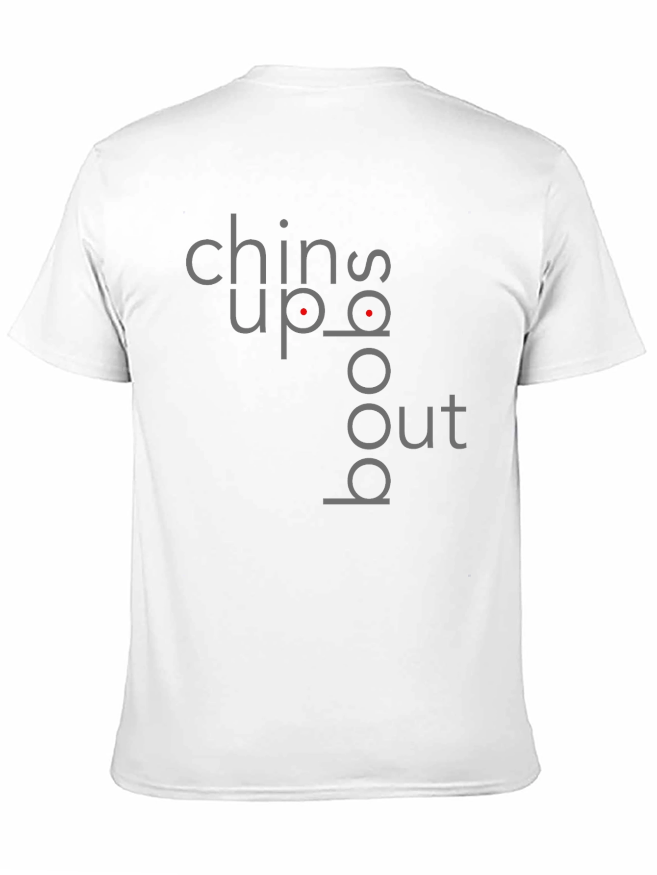 Black Chin Up Boobs Out Graphic T-Shirt view 11