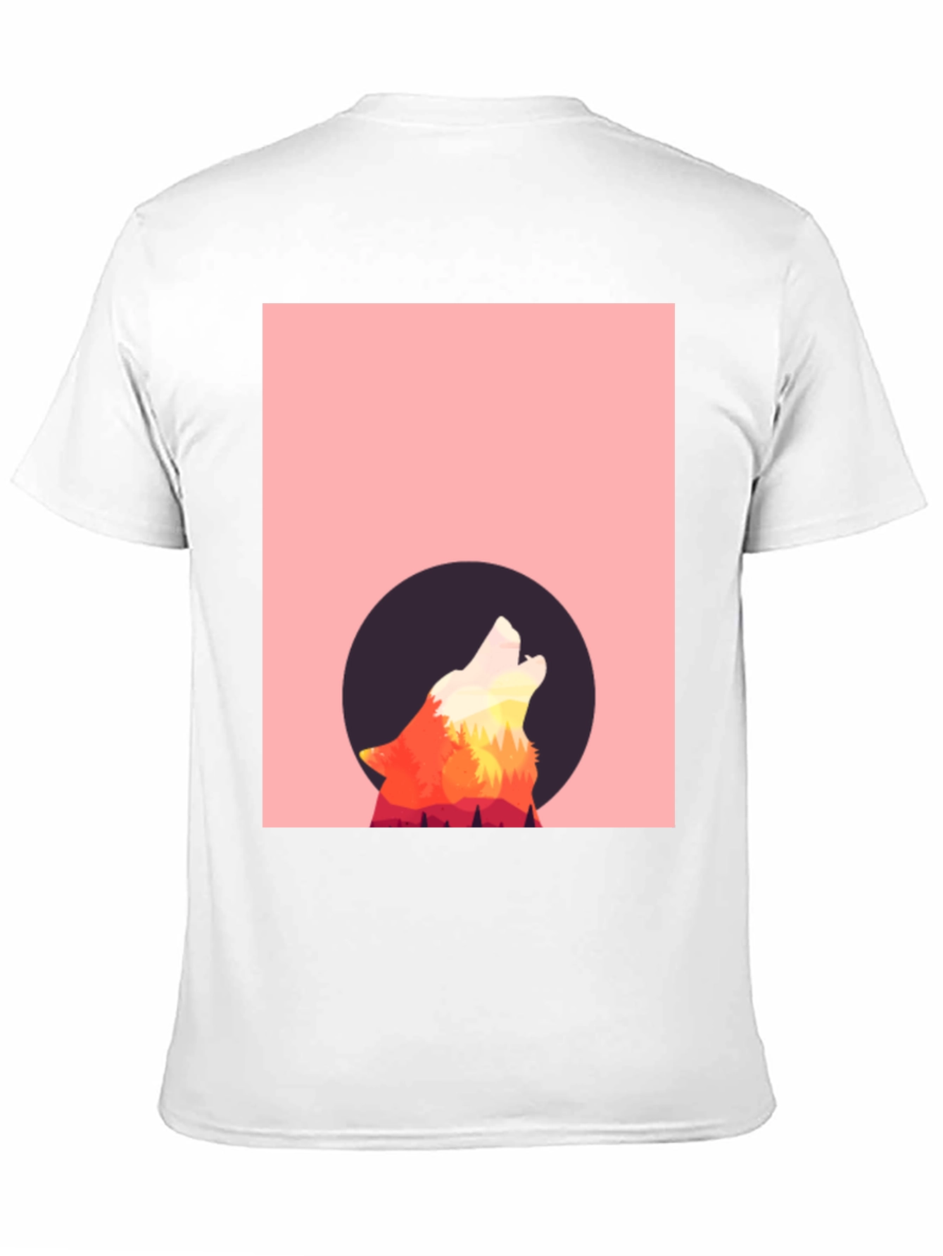 Black Wolf Moon Graphic Tee - Stylish Black T-Shirt view 11