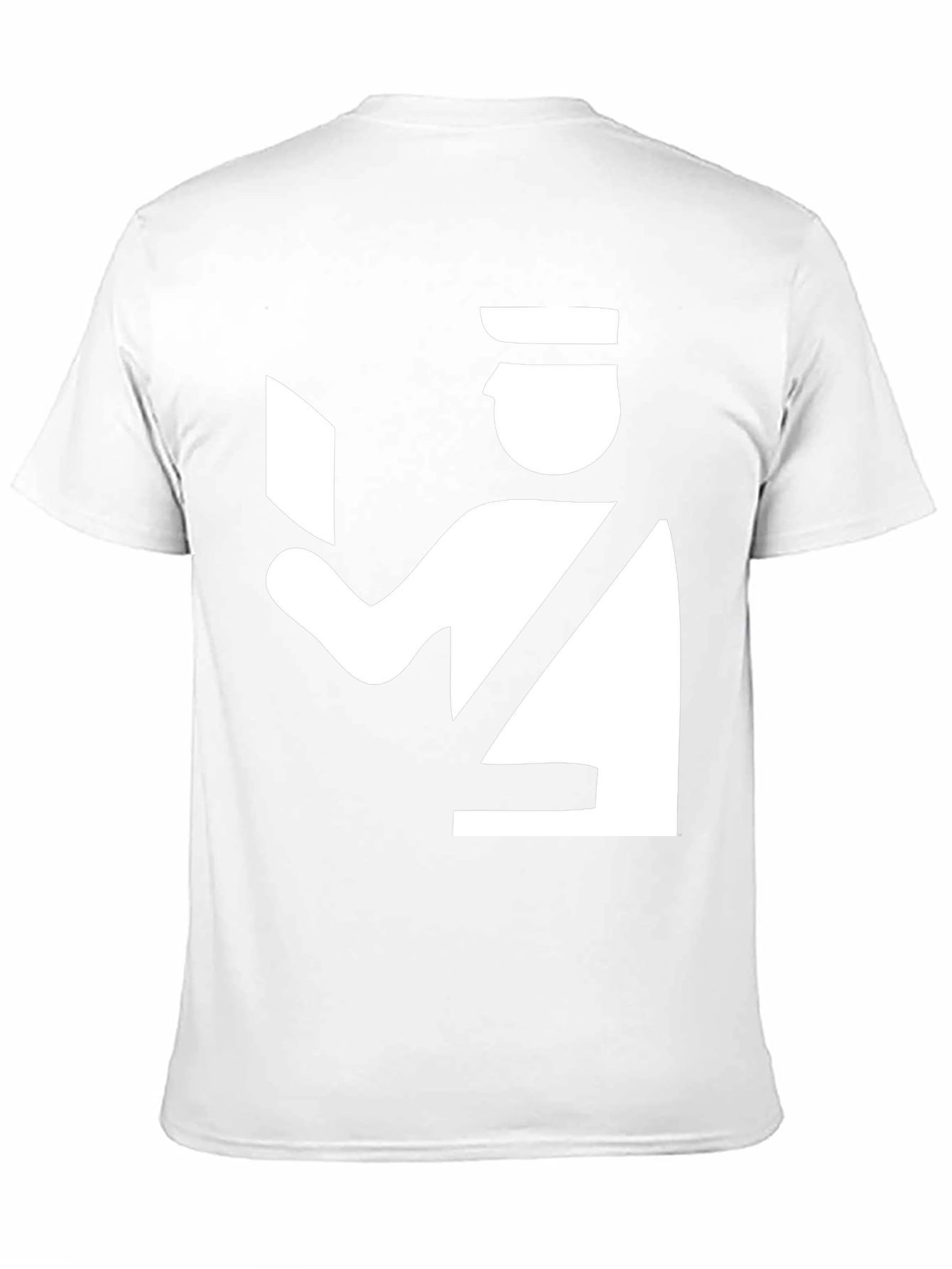 Black Customs Officer Graphic T-Shirt view 11