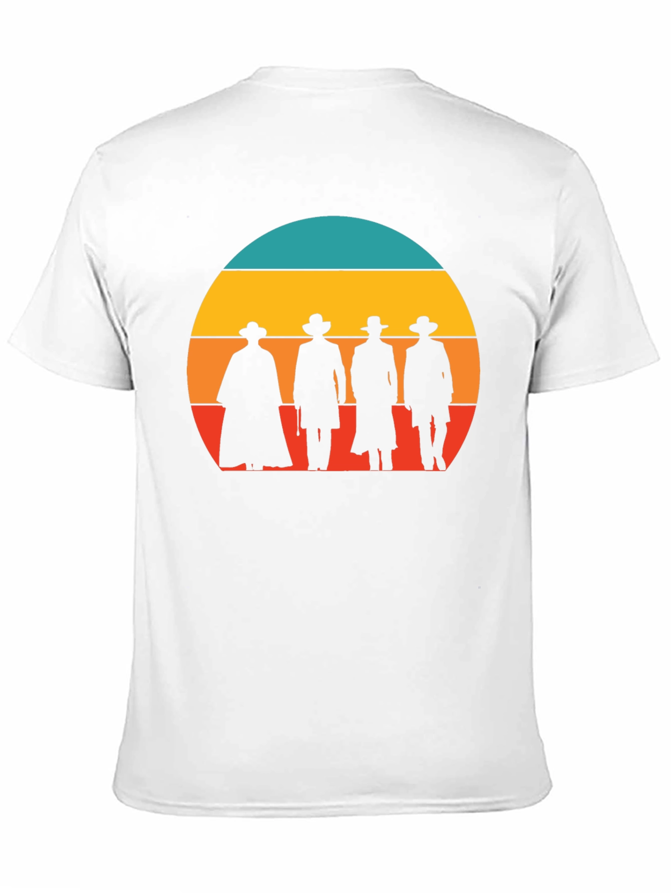 Black Tombstone Cowboys Graphic T-Shirt view 11