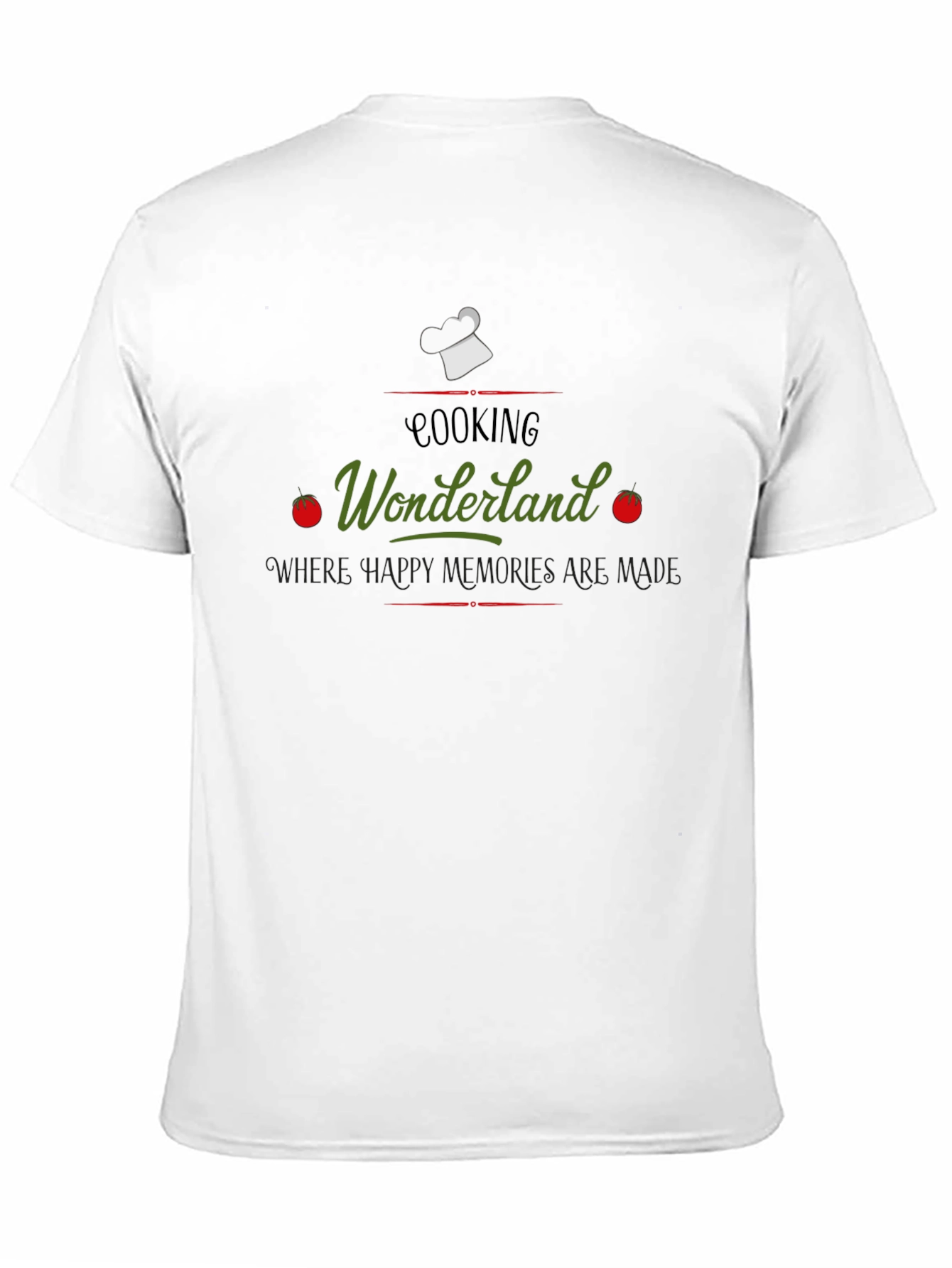 Black Cooking Wonderland Graphic Tee -  Unisex view 11