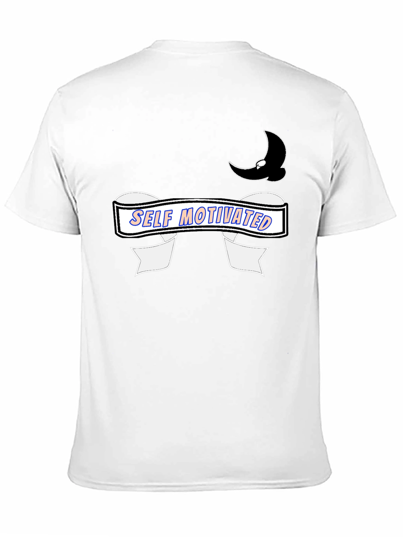 Black Self Motivated Black Graphic Tee view 11