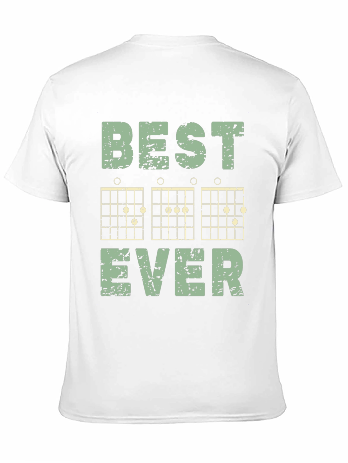 Black Best Guitar Chords Ever Men's T-Shirt view 11