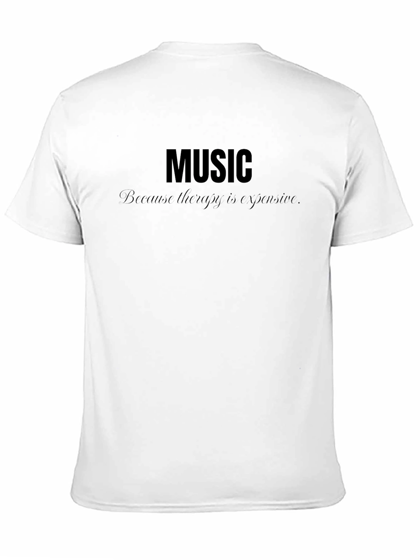 Black Music Therapy Tee: Because Therapy is Expensive view 11