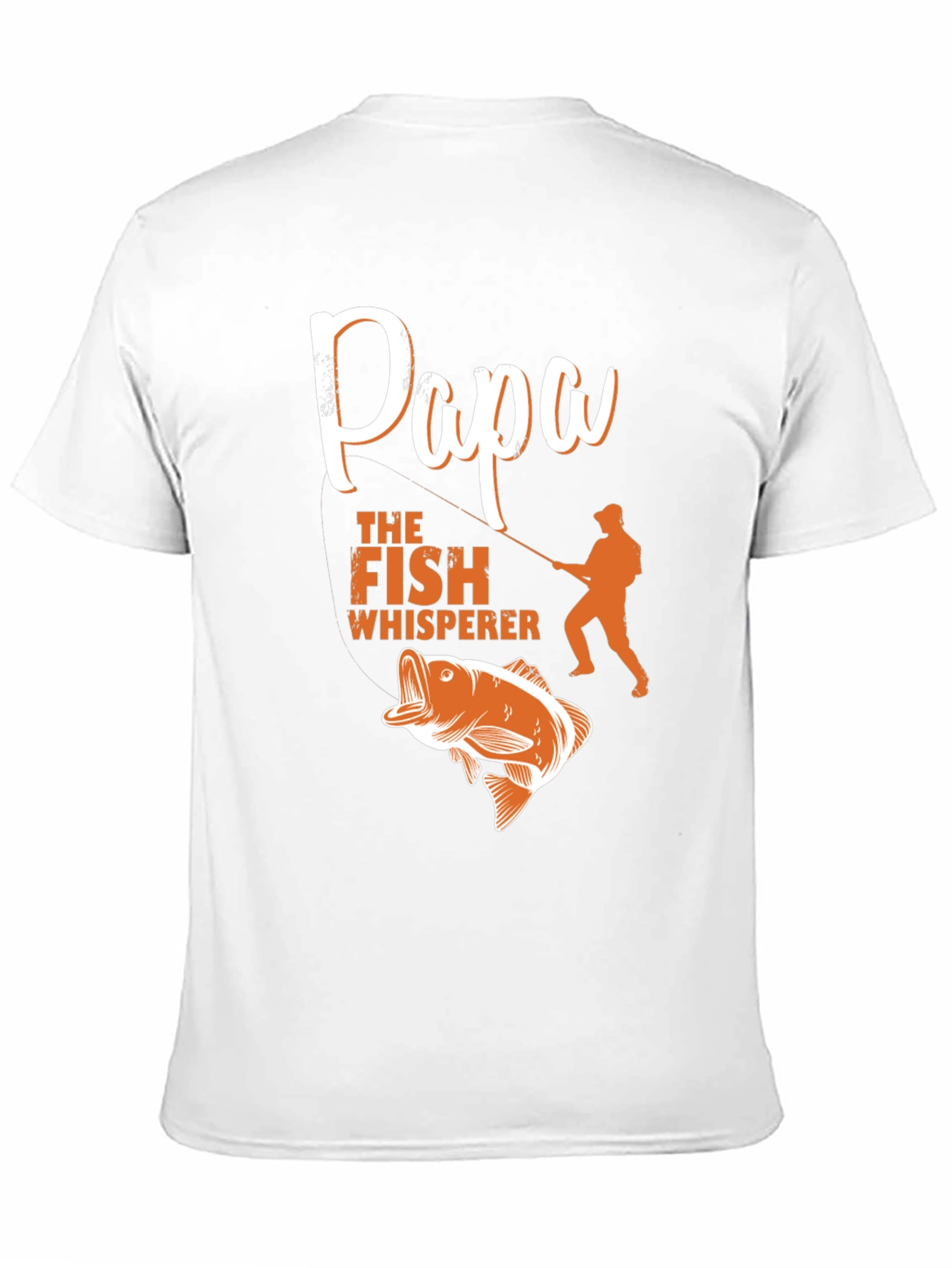 Black Papa the Fish Whisperer T-Shirt view 11