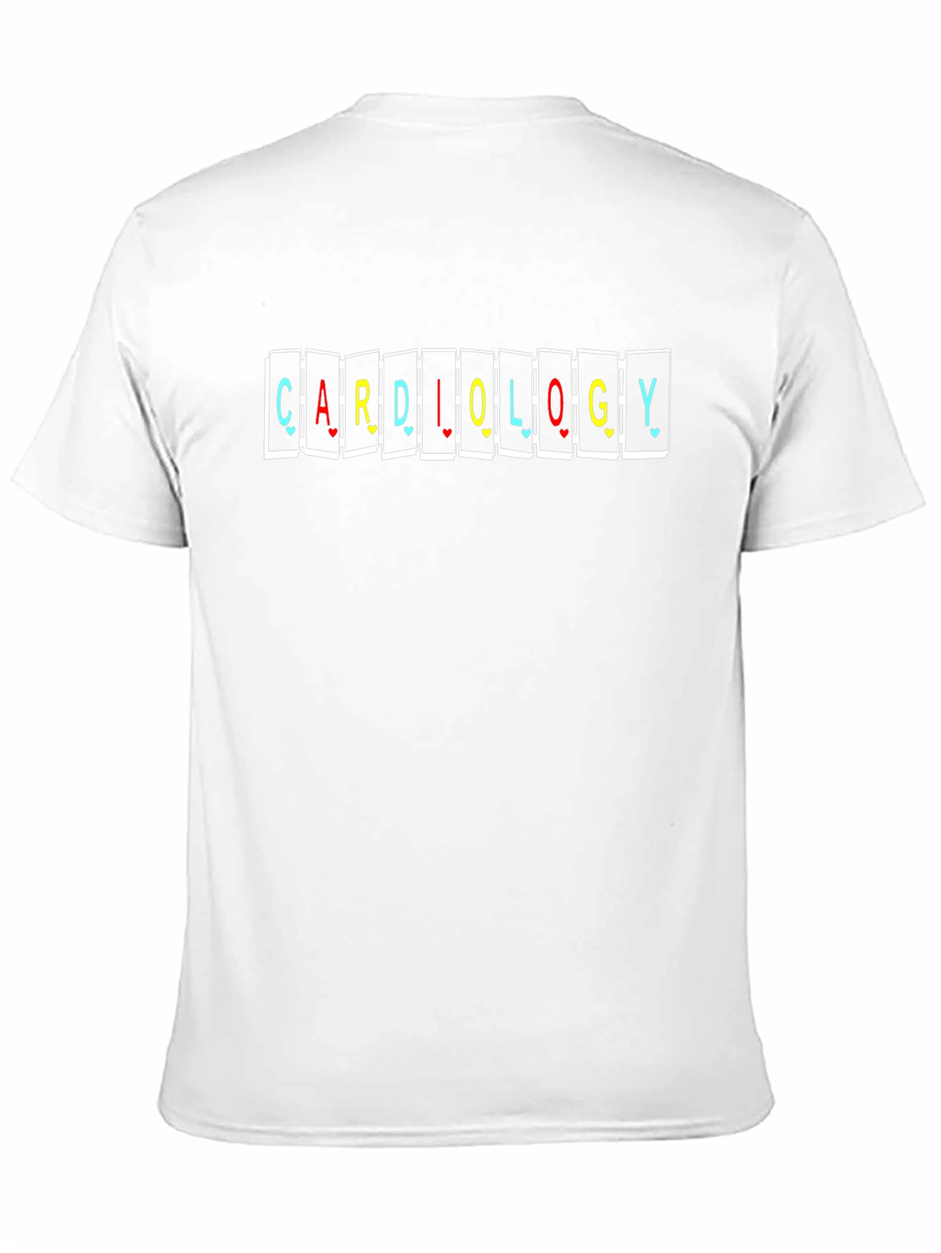 Black Cardiology Scrabbled T-Shirt - Doctor Nurse Medical view 11