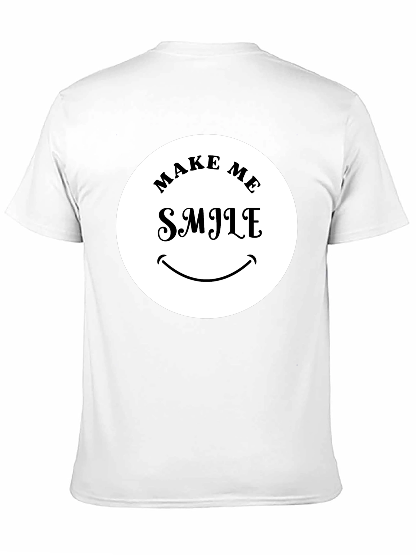 Black Make Me Smile Graphic T-Shirt - Black view 11