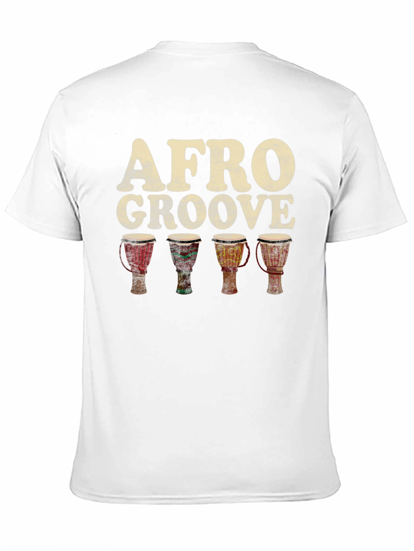 Afro Groove Djembe Drum T-Shirt - 11