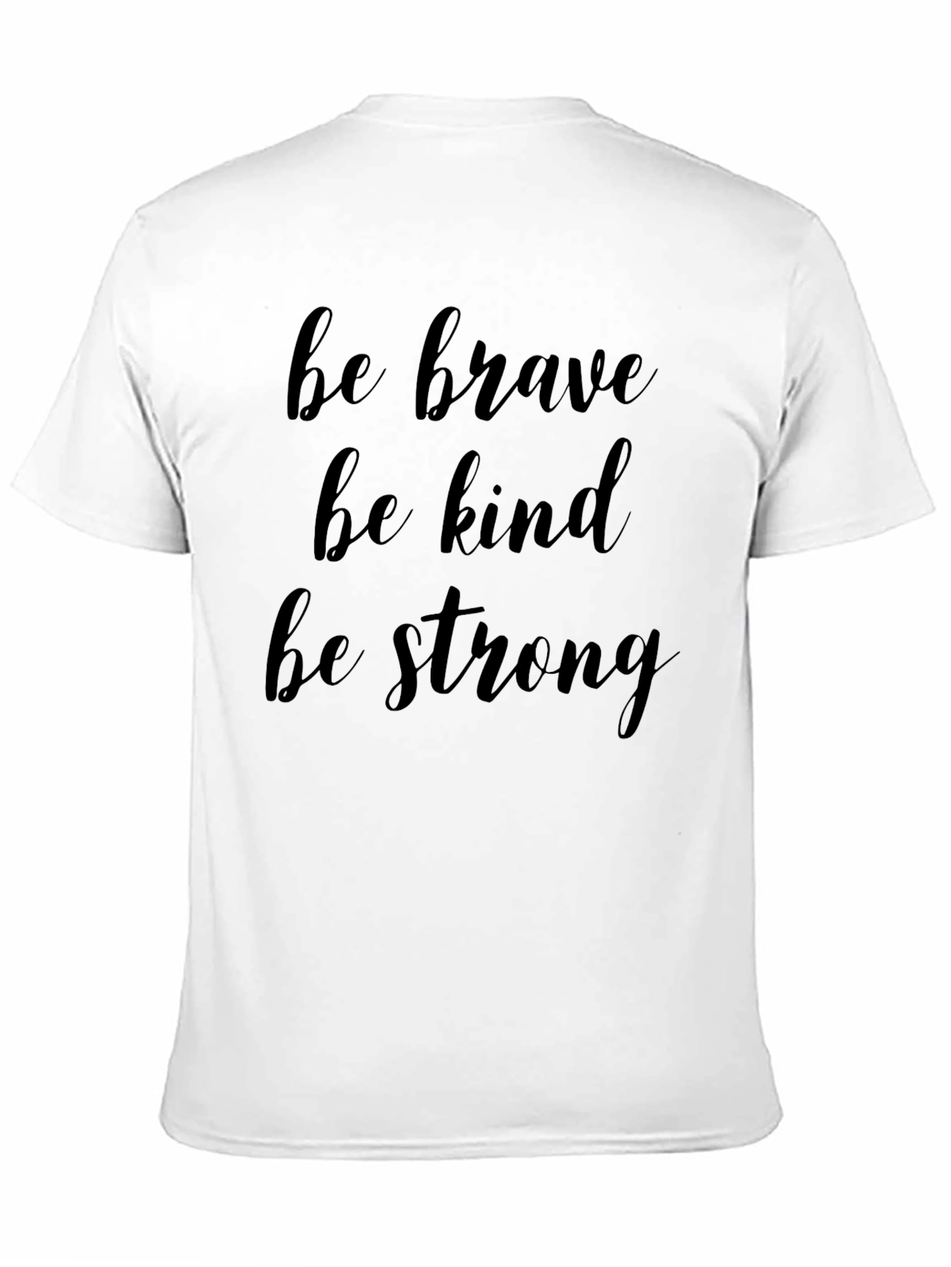 Black Be Brave, Kind, Strong Graphic Tee - Black view 11