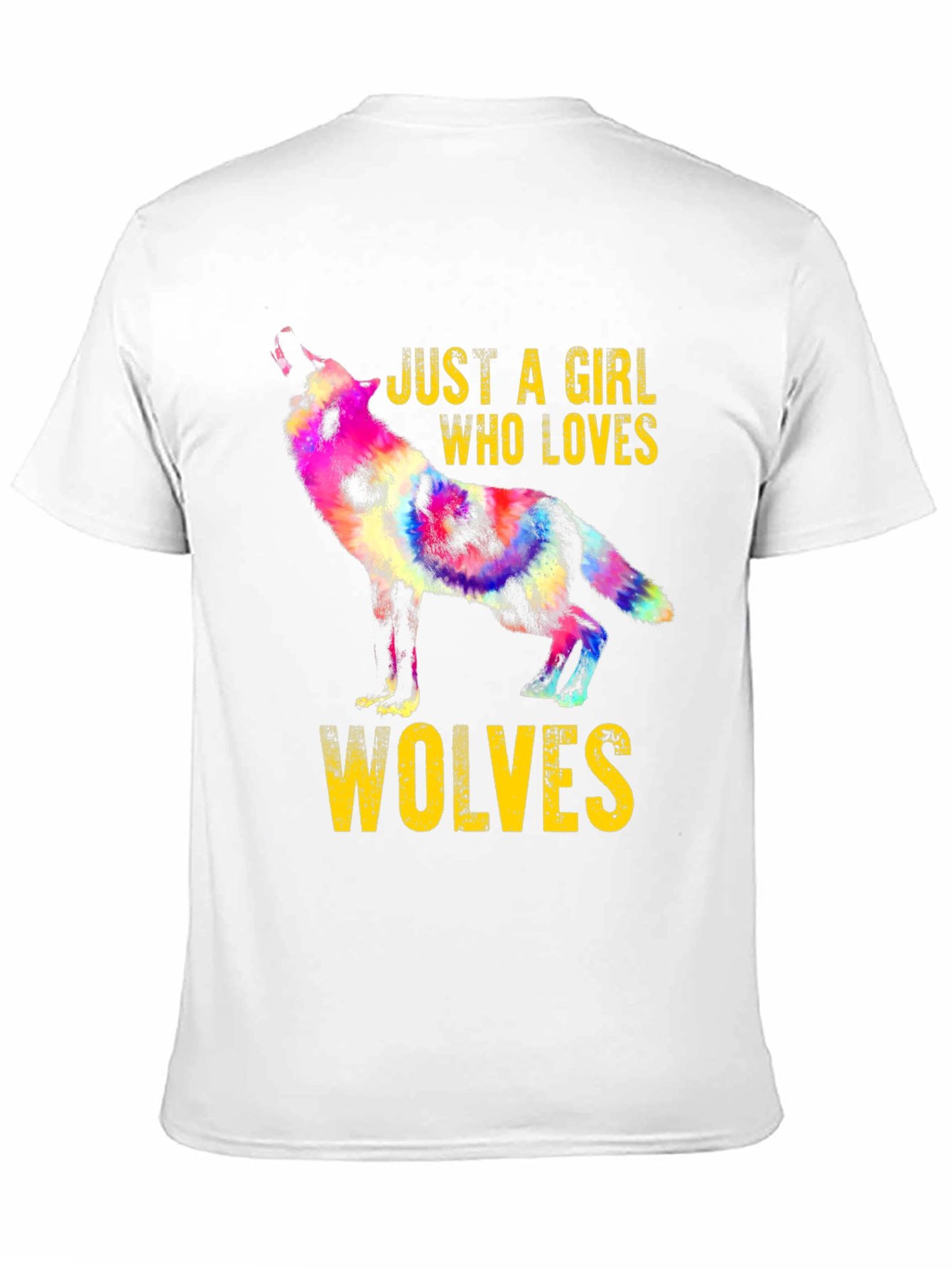 Black Girl Who Loves Wolves Graphic Tee view 11