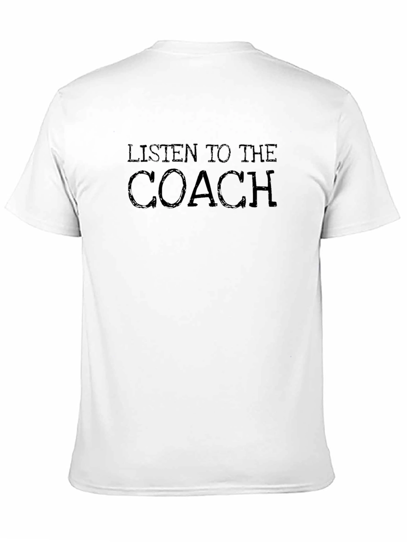 Black Listen To The Coach T-Shirt - Black view 11