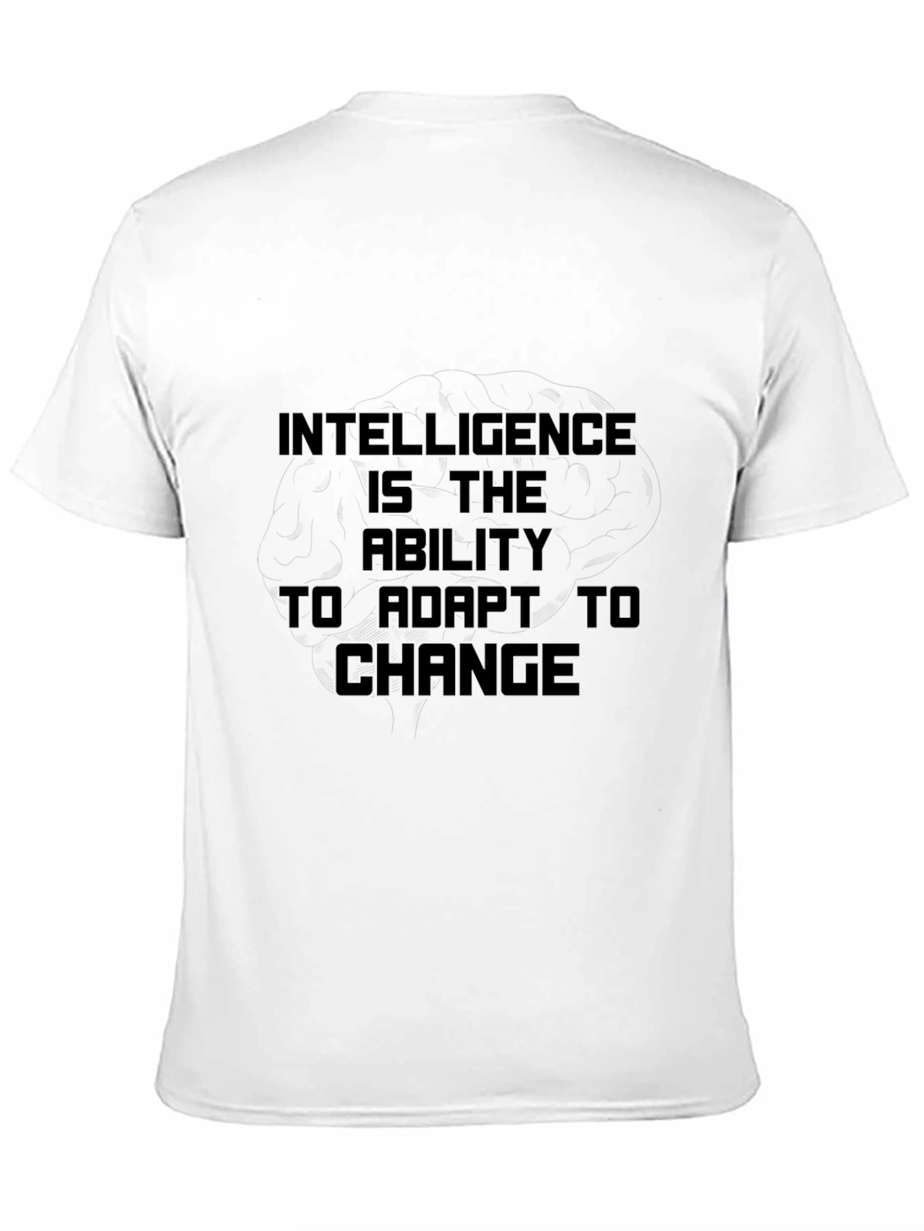 Black Intelligence is the Ability to Adapt Black T-Shirt view 11
