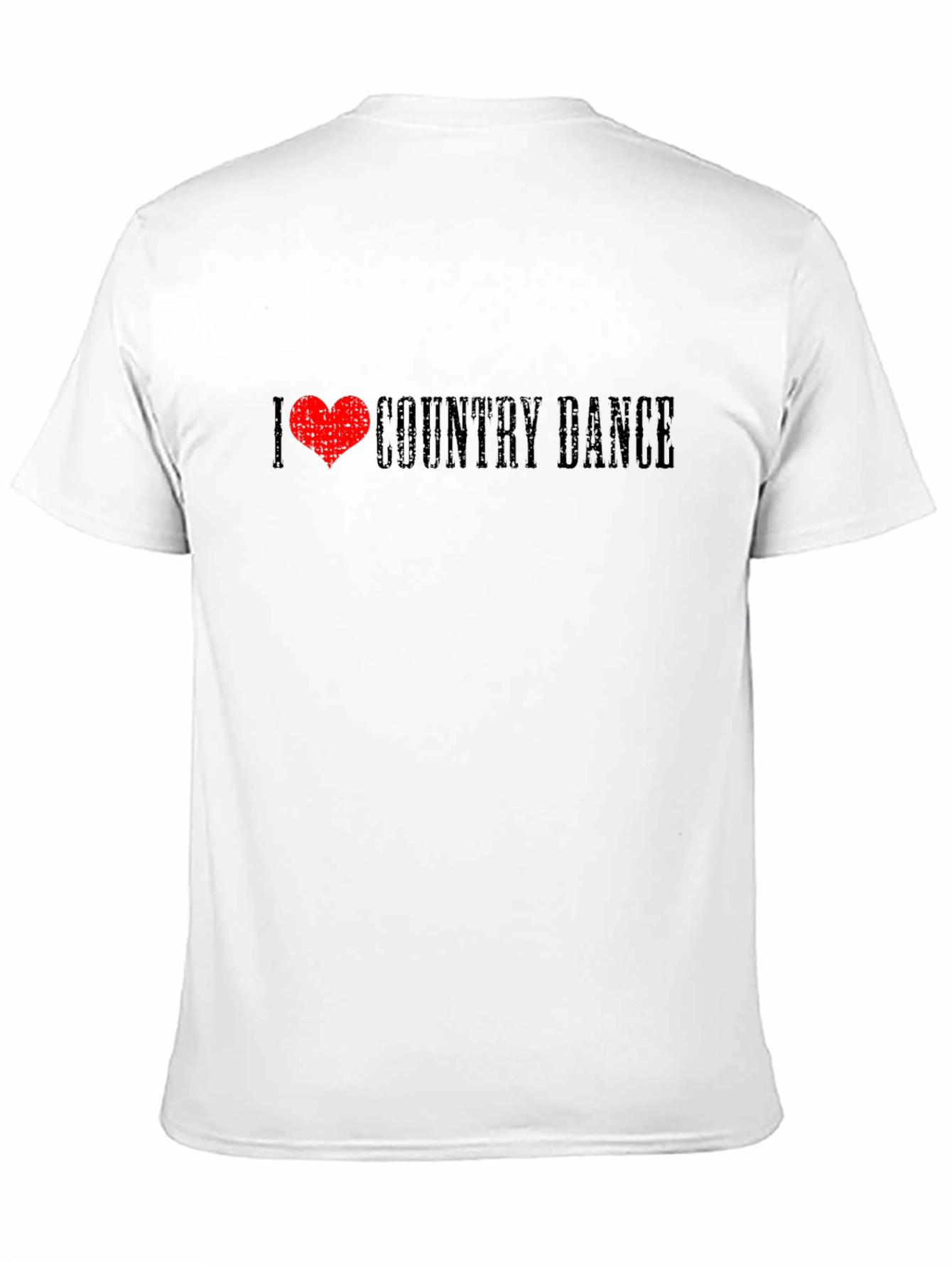 Black I Love Country Dance Black T-Shirt view 11