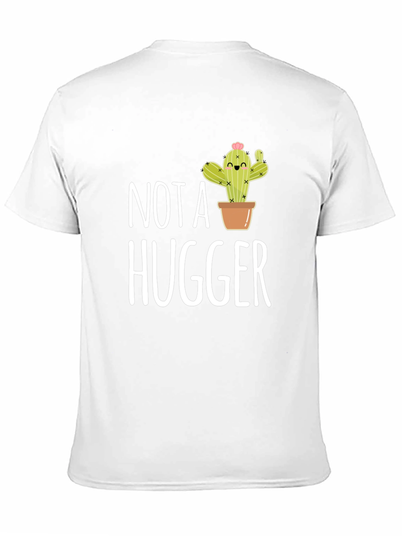 Black Not A Hugger Cactus Graphic T-Shirt view 11