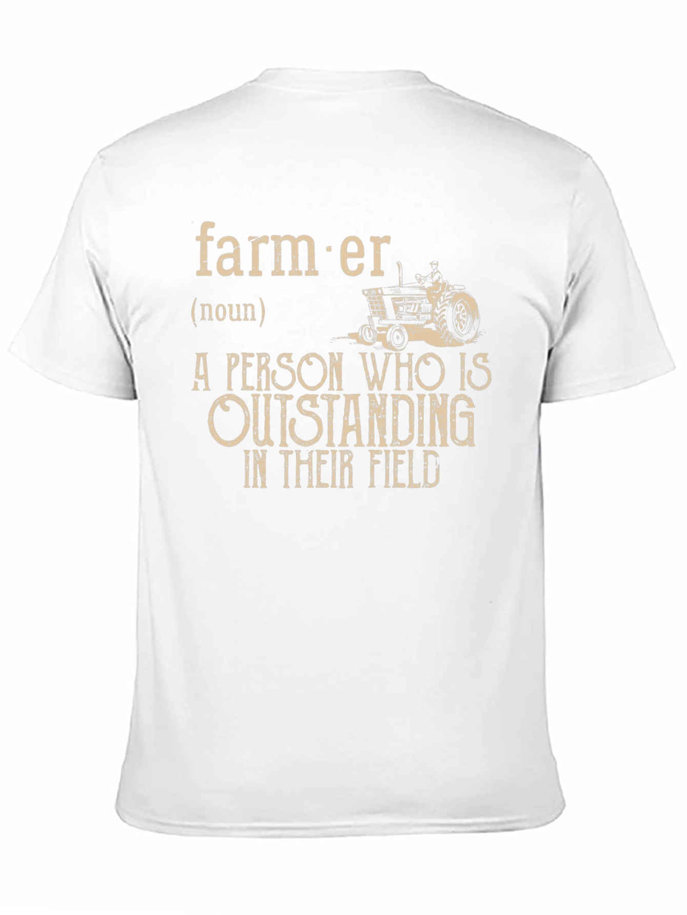 Farmer Definition Graphic Tee - Outstanding in Their Field - 11