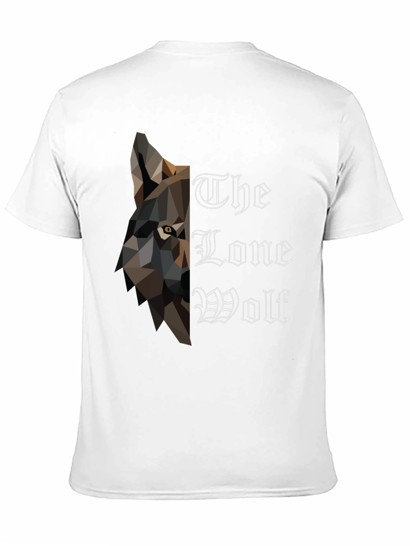 Black The Lone Wolf Graphic Print T-Shirt view 11
