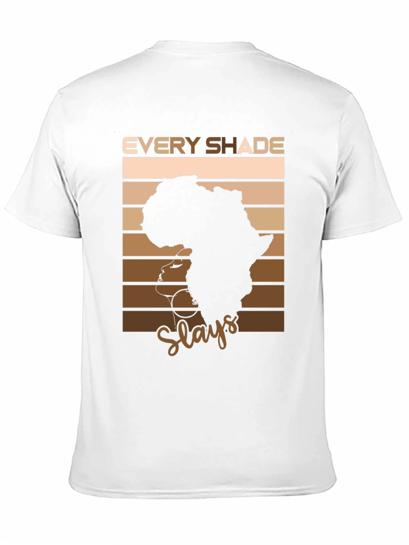 Black Every Shade Slays T-Shirt - African Pride view 11