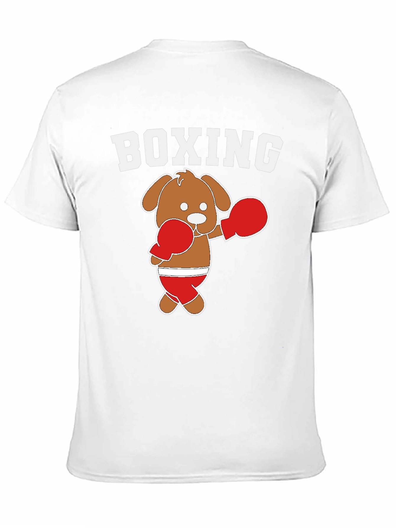 Black Boxing Dog Graphic Tee view 11