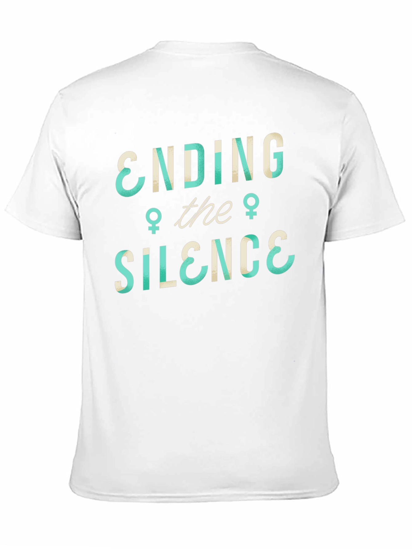 Black Ending the Silence Graphic Tee - Black Cotton view 11