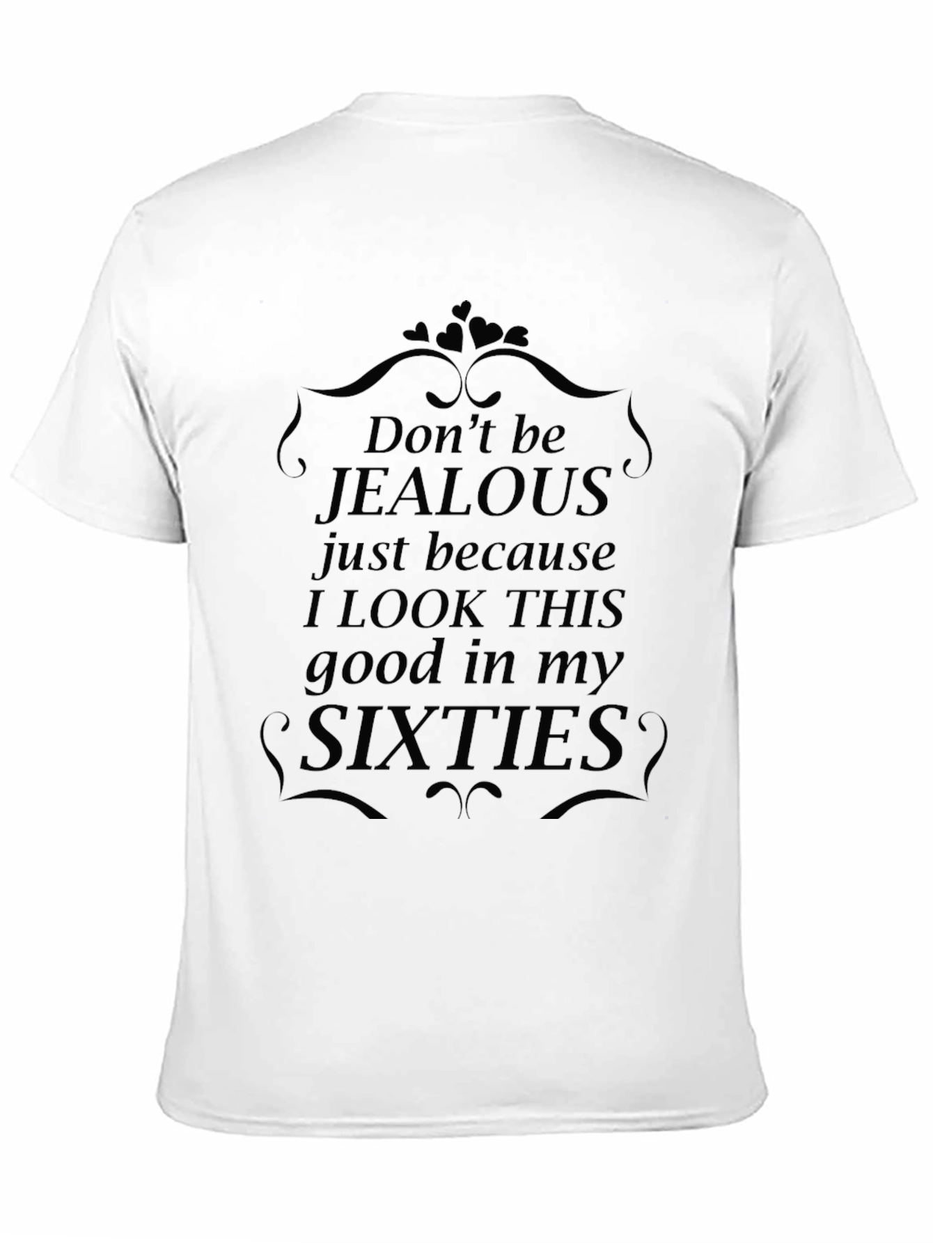 Black Don't Be Jealous 60s Humor T-Shirt view 11