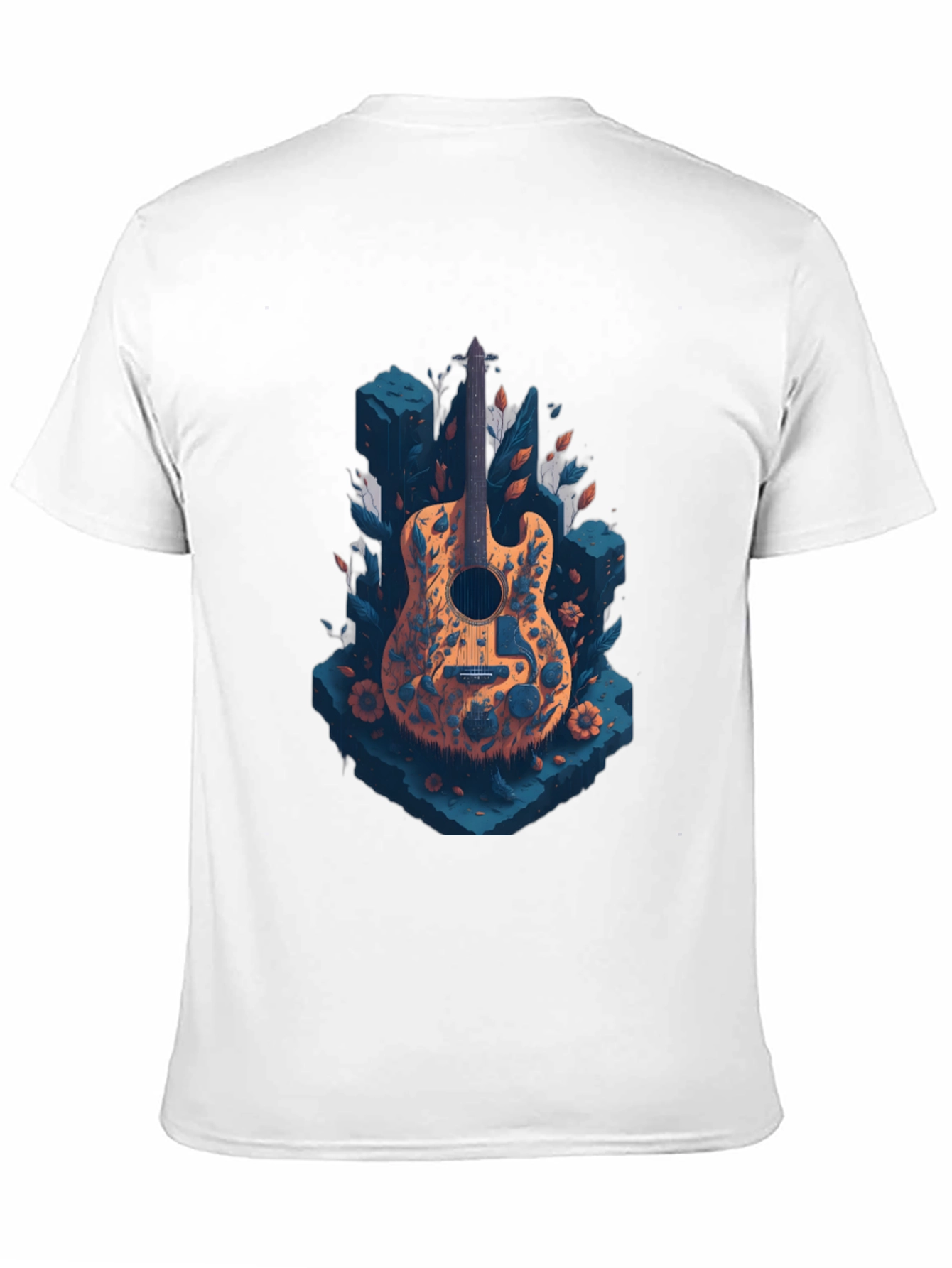 Black Guitar Graphic Tee - Black view 11