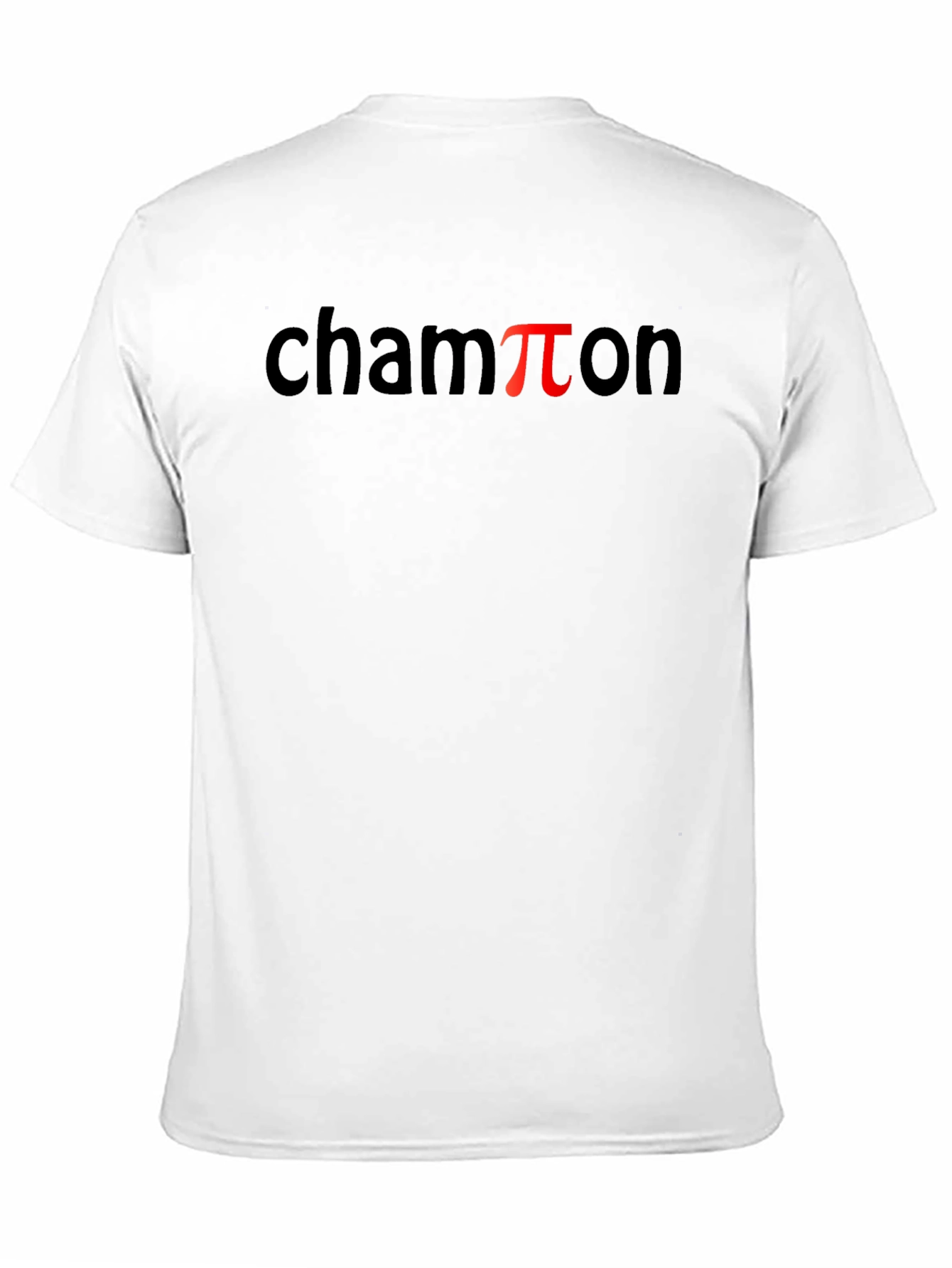 Black Champion Pi Funny Black T-Shirt view 11