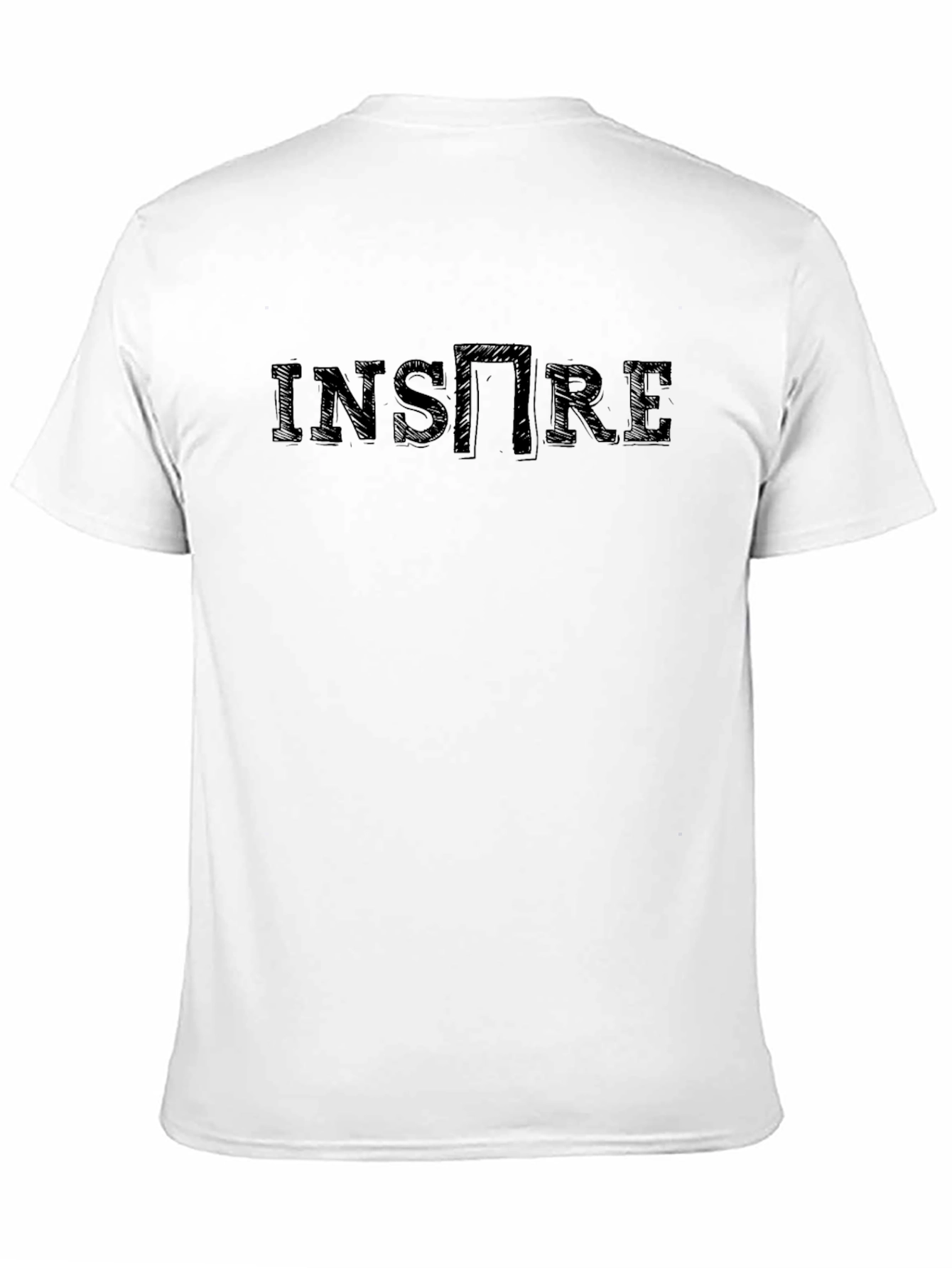 Black Inspire Graphic Print Crew Neck T-Shirt view 11