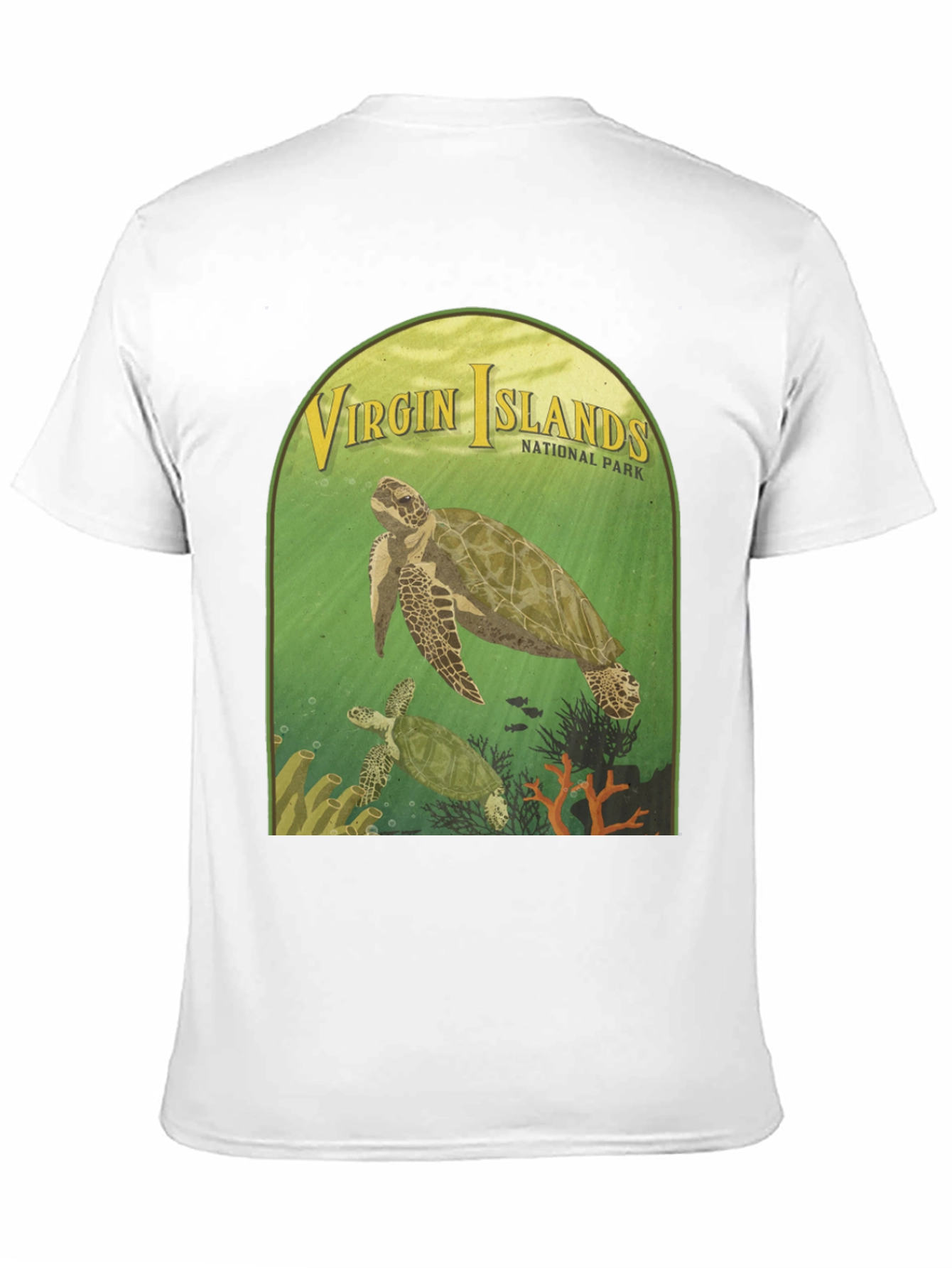 Virgin Islands National Park Turtle T-Shirt - 11