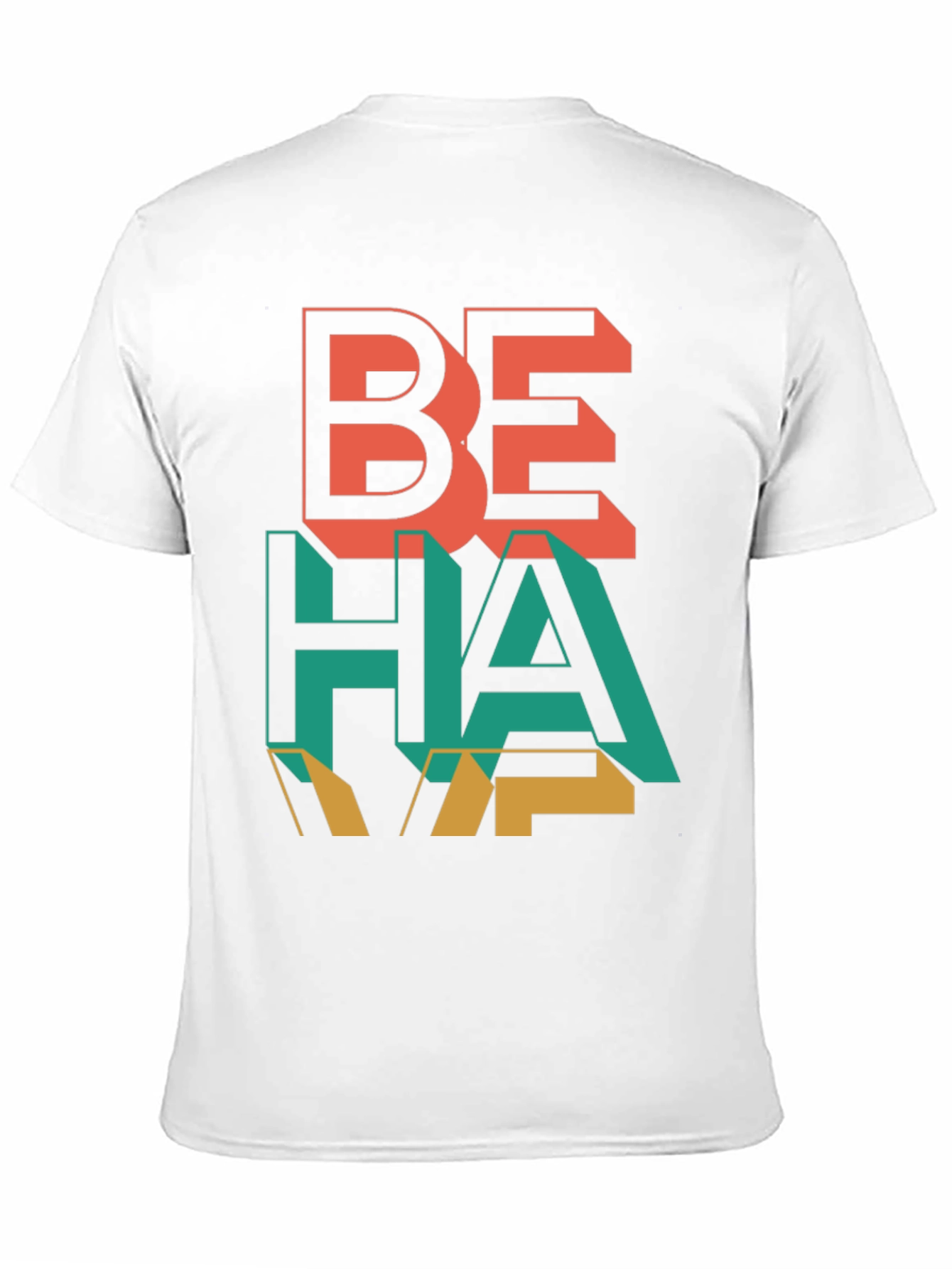 Black Be Happy Black Graphic Tee view 11