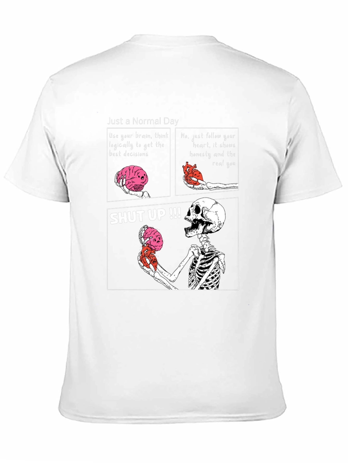 Black Just a Normal Day Graphic Tee view 11