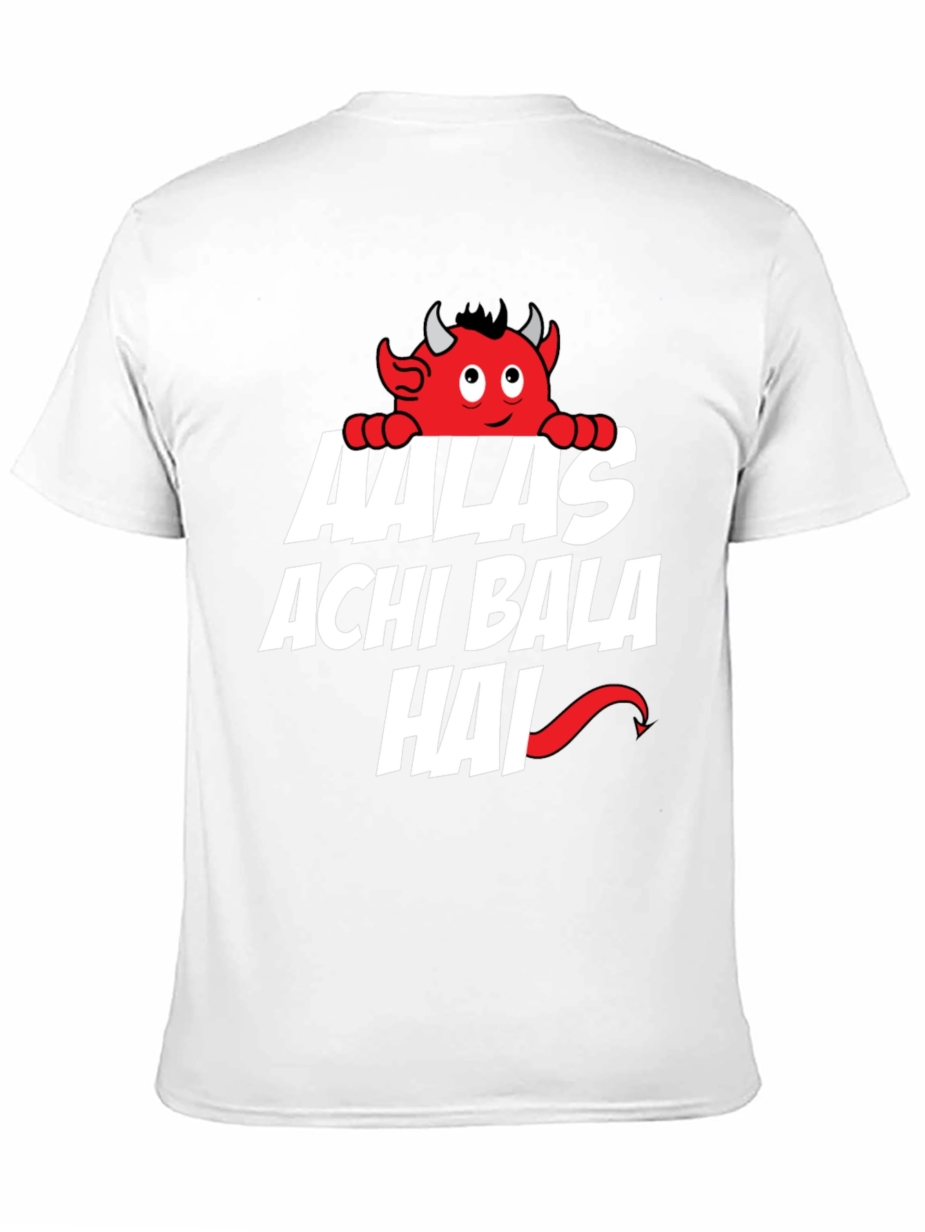 Black Aalas Achi Bala Hai Graphic Tee view 11